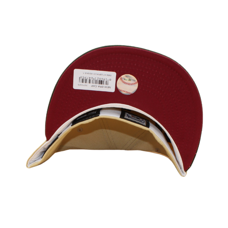 Atlanta Braves Cooperstown 59Fifty Fitted All Star Game 2000 - Vegas Gold/Dark Green Online salg