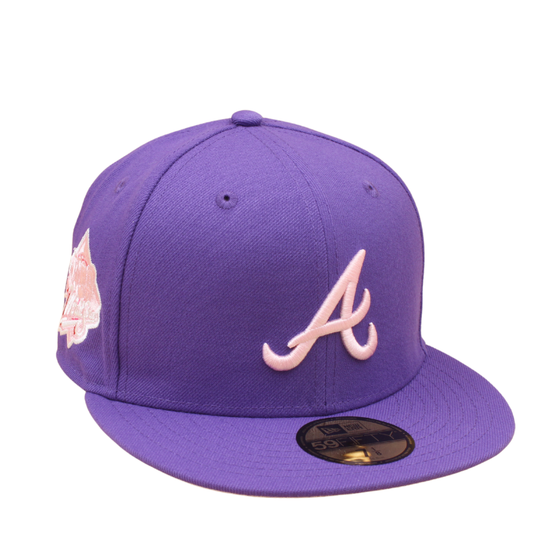 Atlanta Braves Cooperstown 59Fifty Fitted World Series 1999 - Purple/Pink