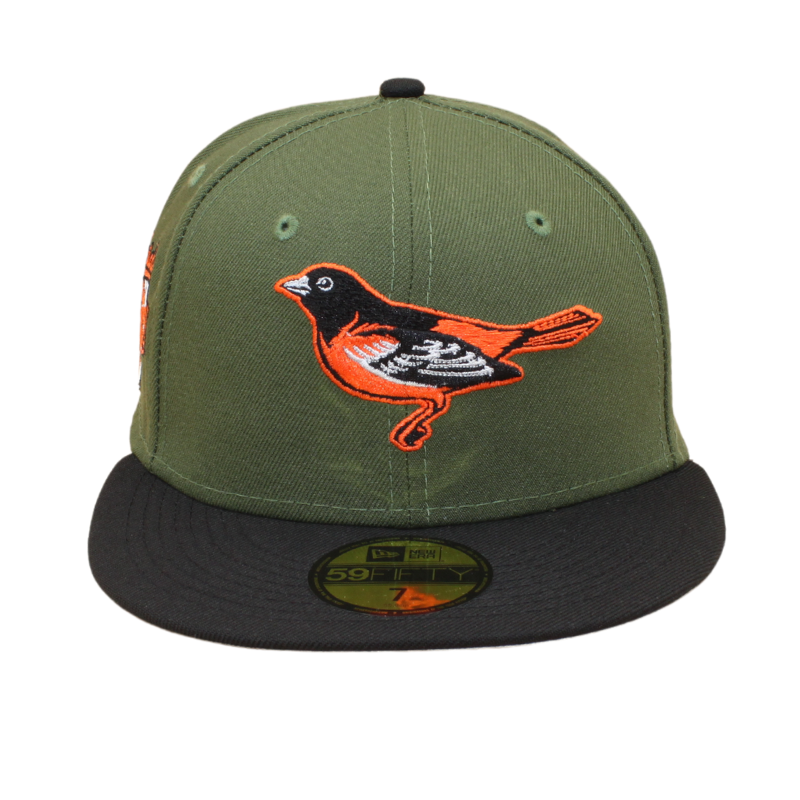 Baltimore Orioles Cooperstown 59Fifty Fitted 60th - Olive