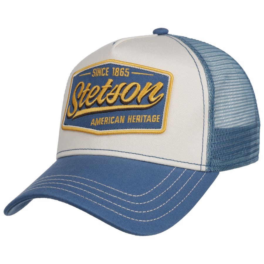 Stetson - Heritage Vintage Trucker Cap - Sky Blue