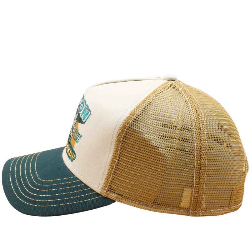 Stetson Trucker Cap Keep On Trucking - Green/Sand