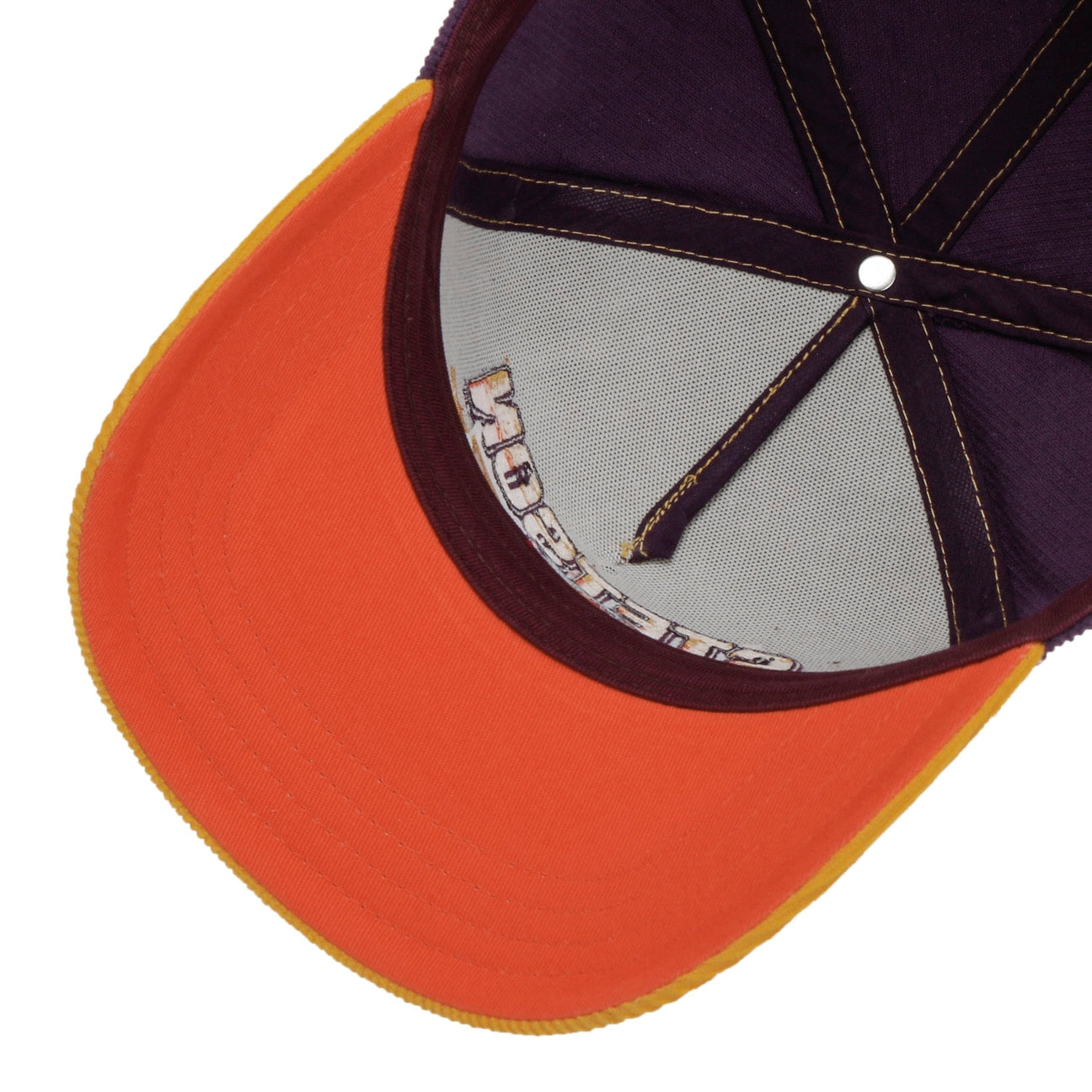 Stetson - Trucker Cap - Powder - White/Purple/Yellow
