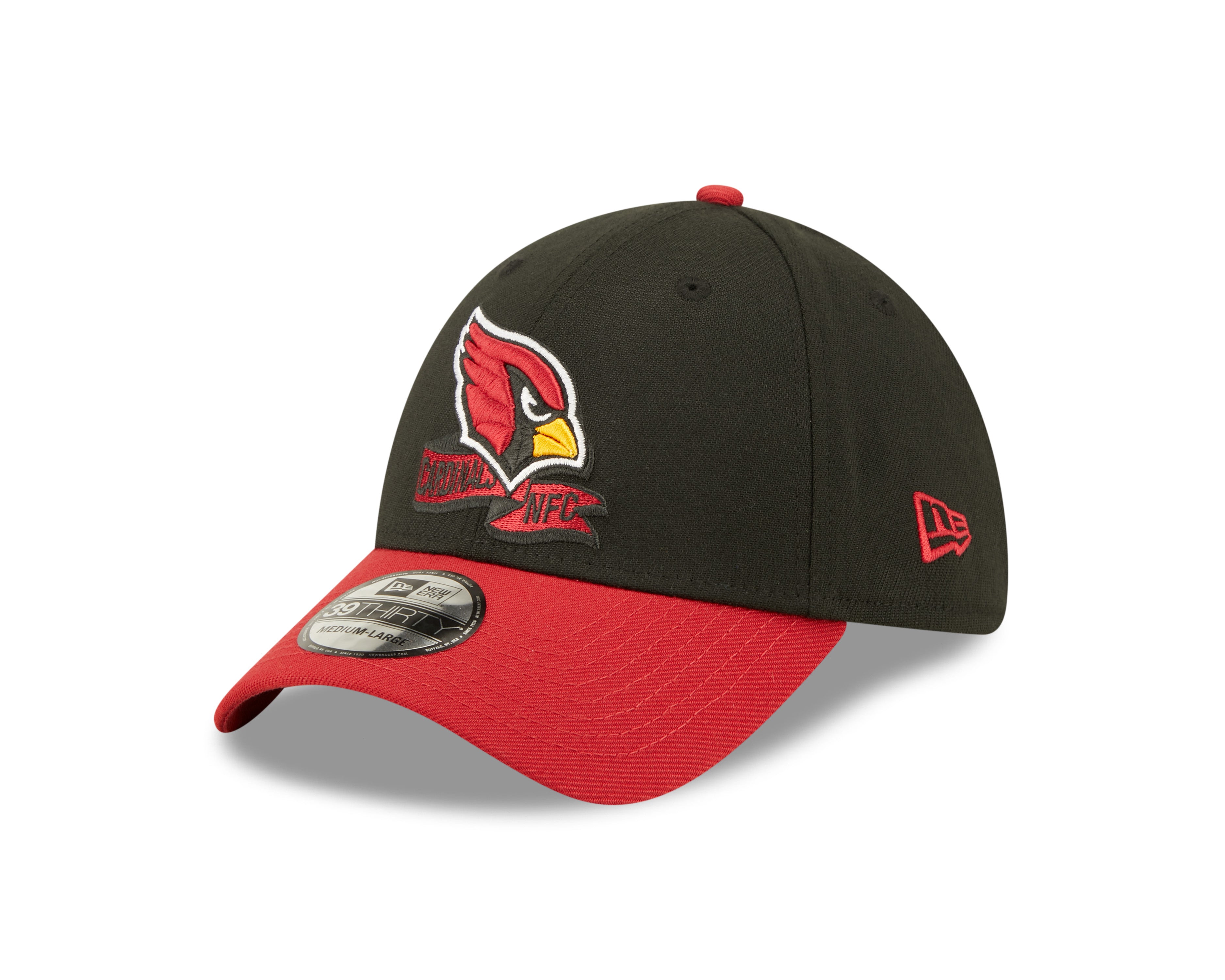 Arizona Cardinals NFL Sideline 2022 39THIRTY Stretch Fit Cap - Black/Red Online salg