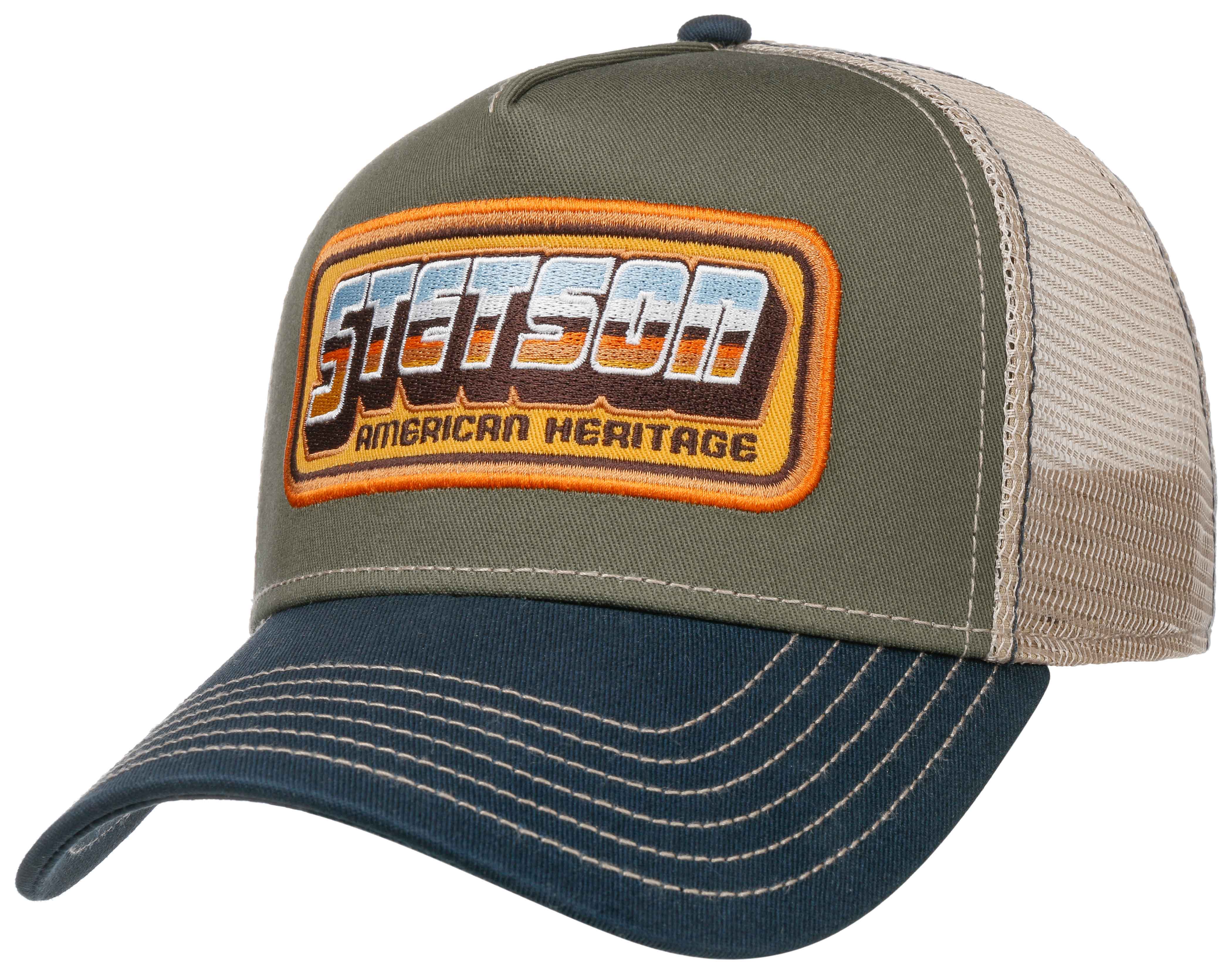 Chrome Trucker Cap - Olive Hot på udsalg