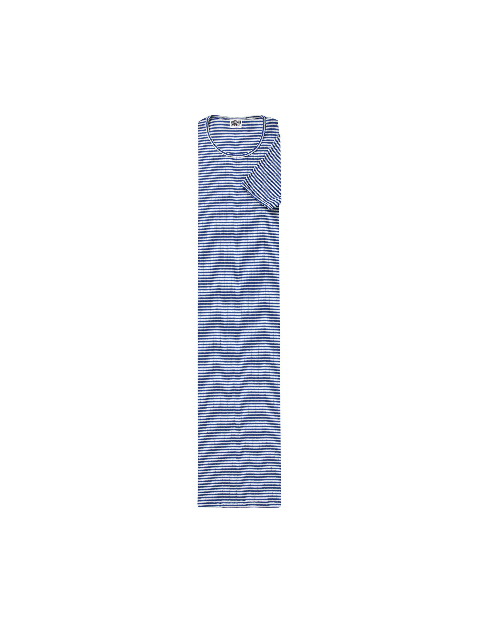 NPS John Dress Short Sleeve Fine Stripe, Klein/Ecru Rabat