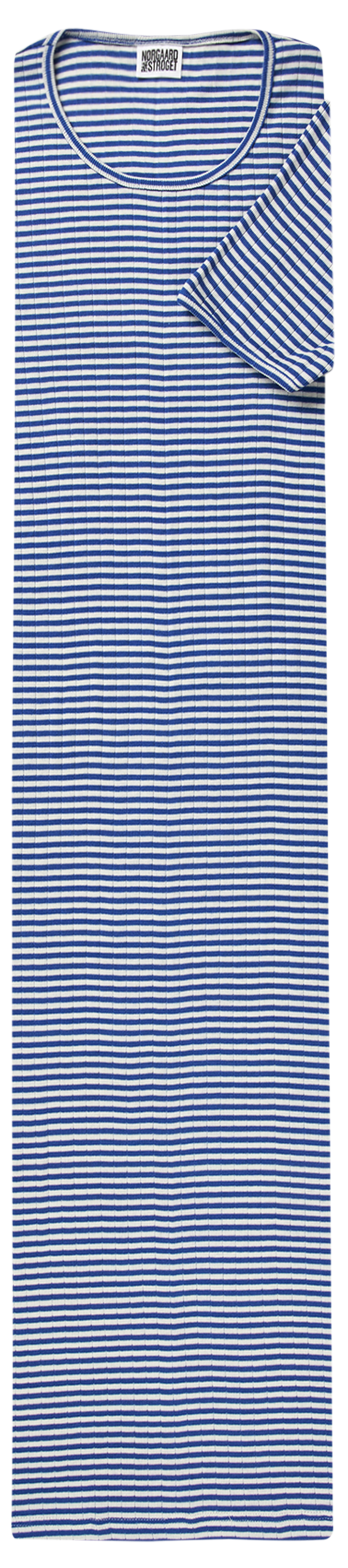NPS John Dress Short Sleeve Fine Stripe, Klein/Ecru Rabat