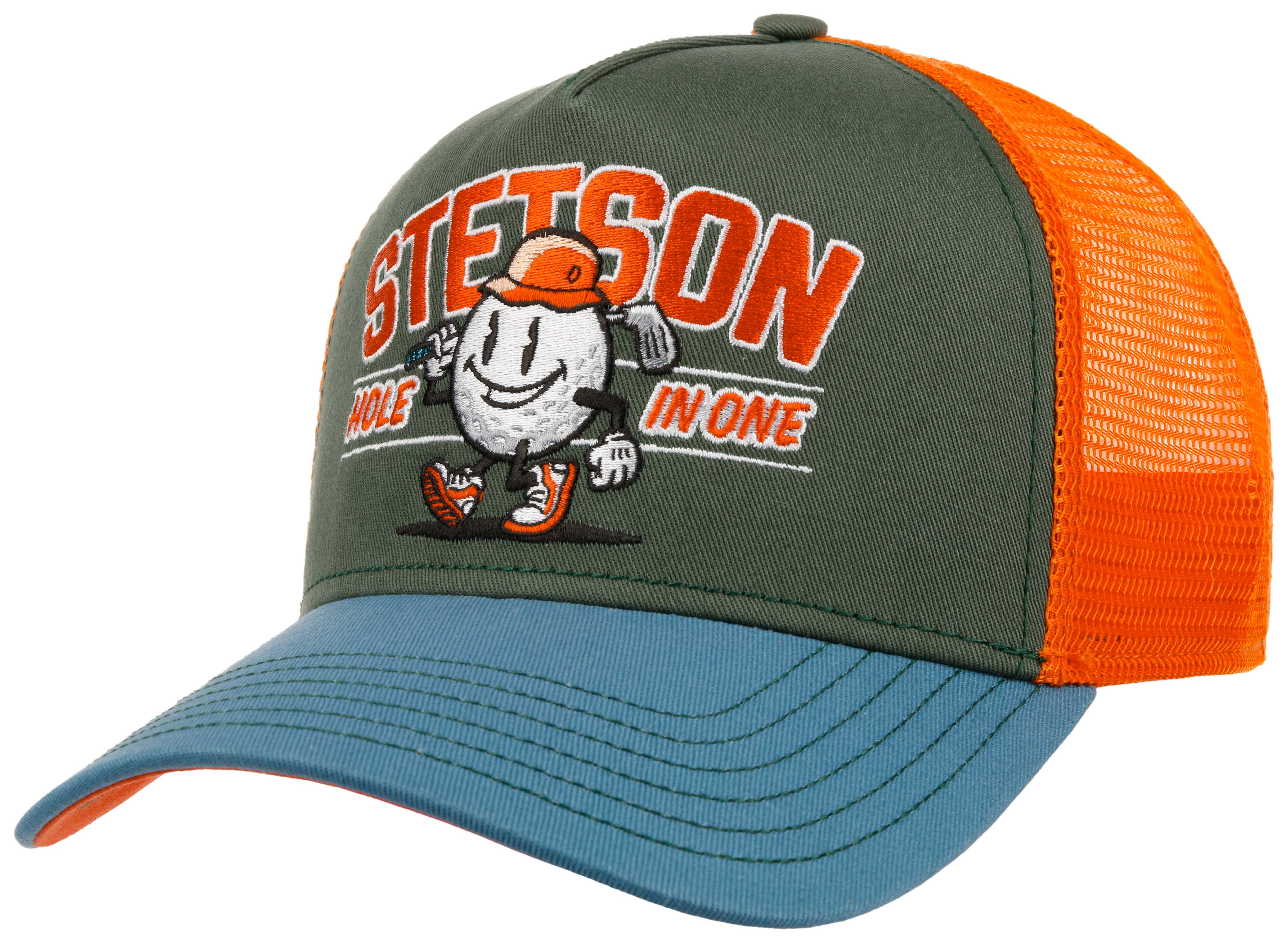 Stetson - Golf Hole In One - Trucker Cap - Green/Blue/Orange