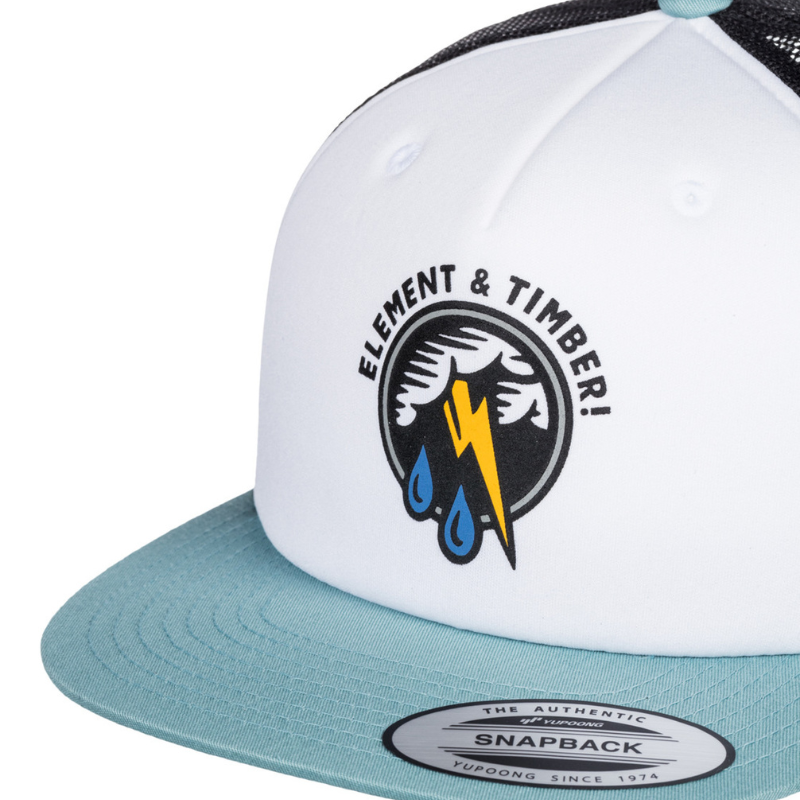 Timber Trucker Cap - Off Black/Mint