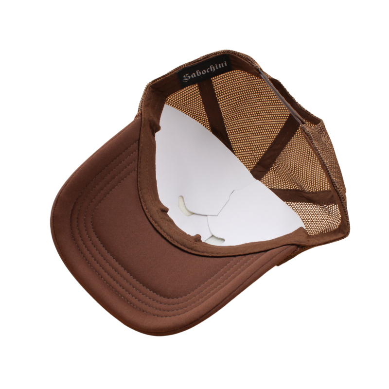 Brown "FANGS" Sabochini - Logo Trucker Cap Rabat