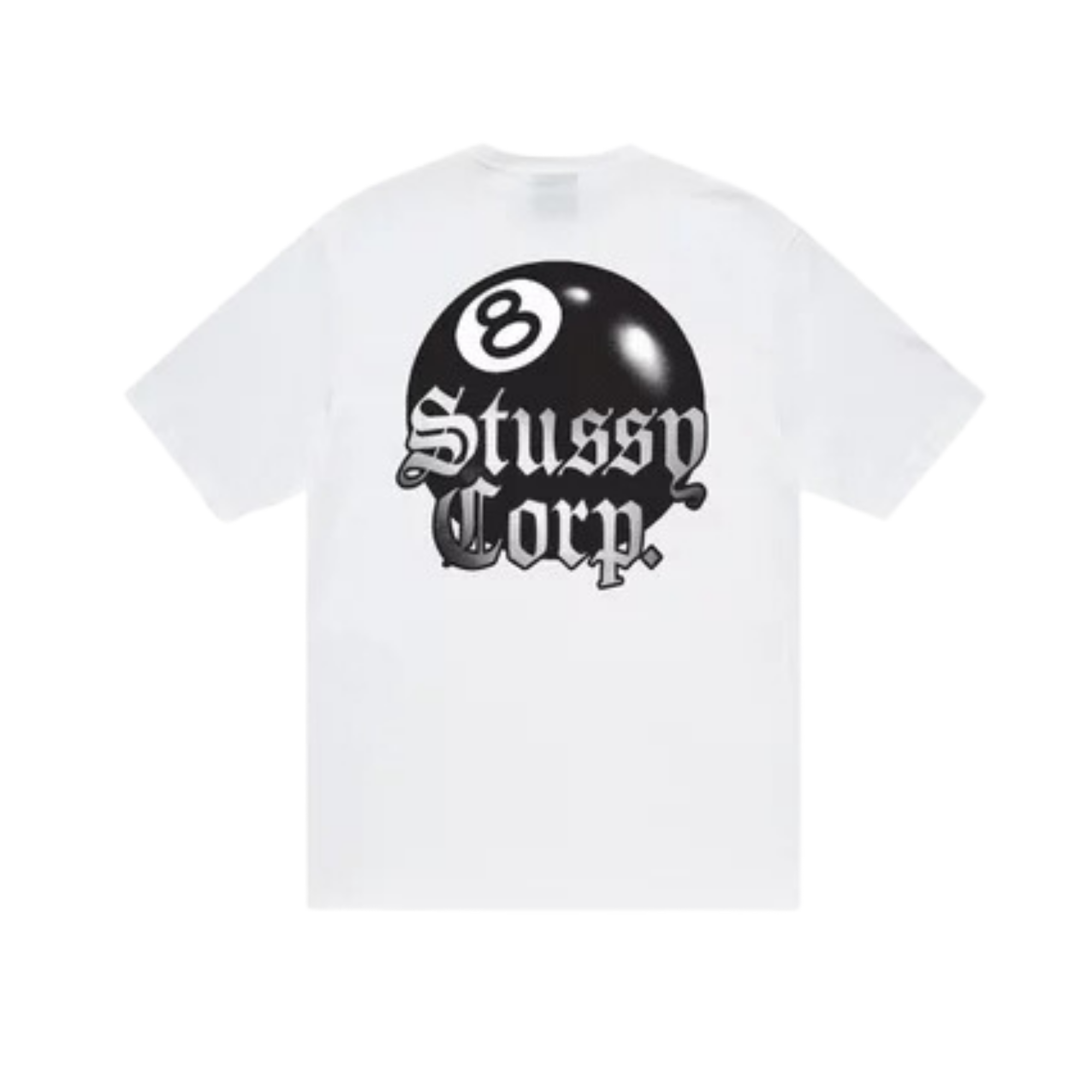 Stüssy 8 Ball Corp. T-shirt White