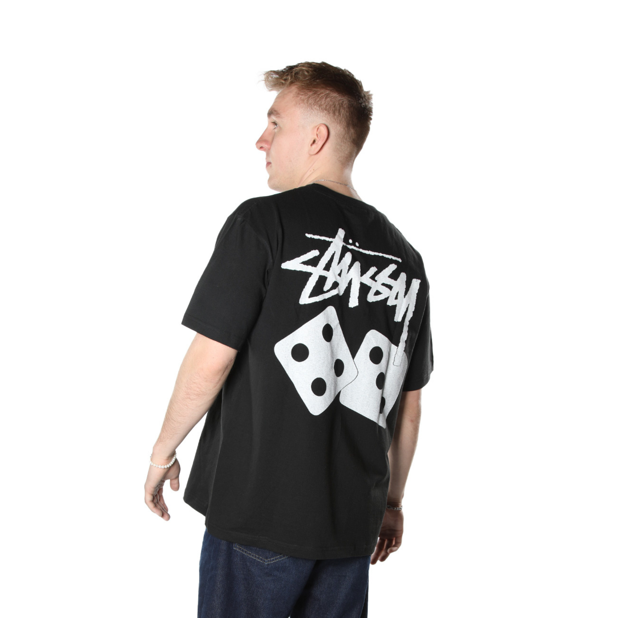 Stüssy Dice Pigment Dyed T-shirt Black