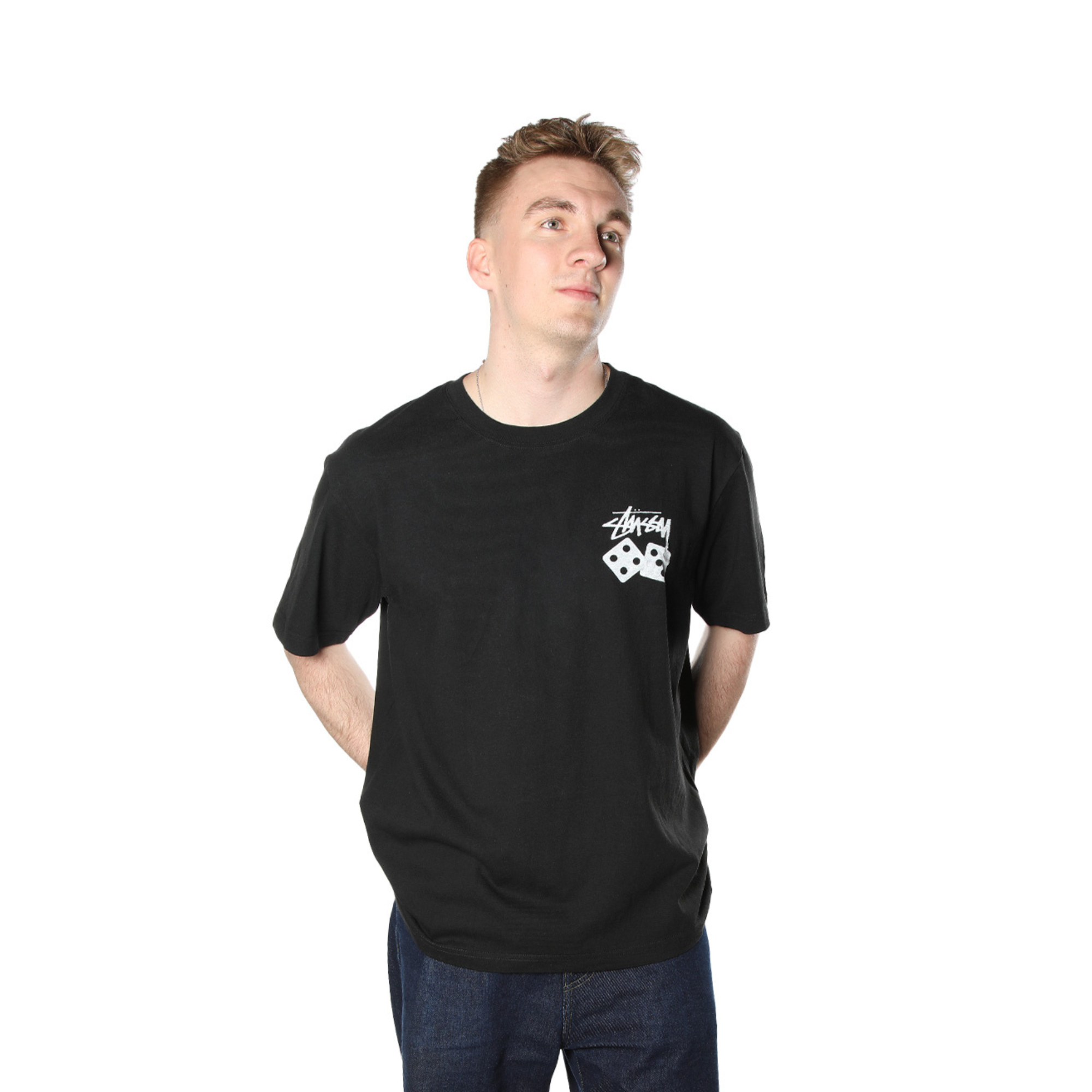 Stüssy Dice Pigment Dyed T-shirt Black