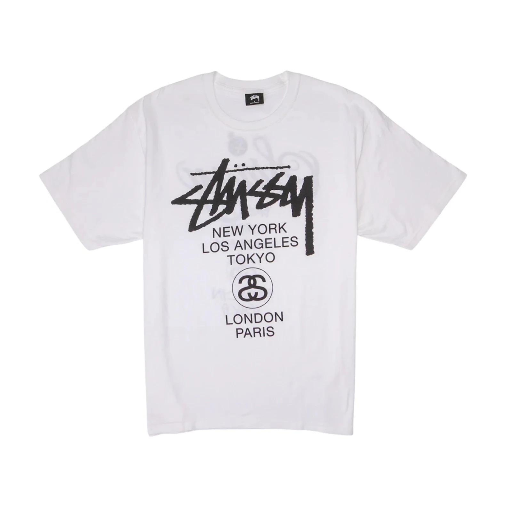 Stüssy World Tour T-shirt White Online