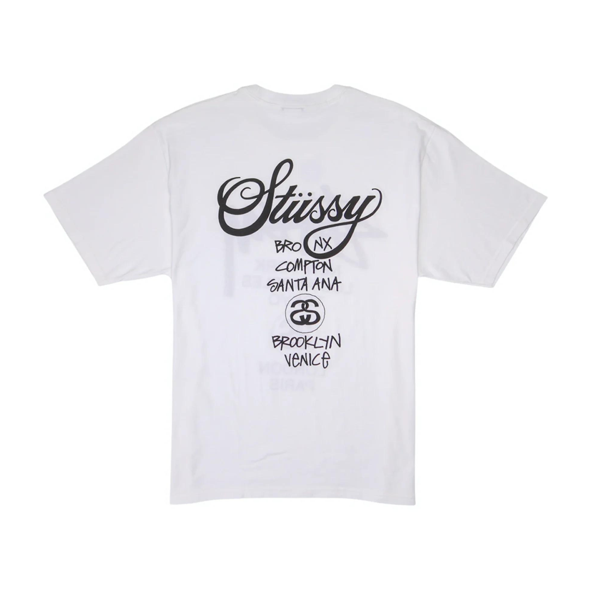 Stüssy World Tour T-shirt White Online
