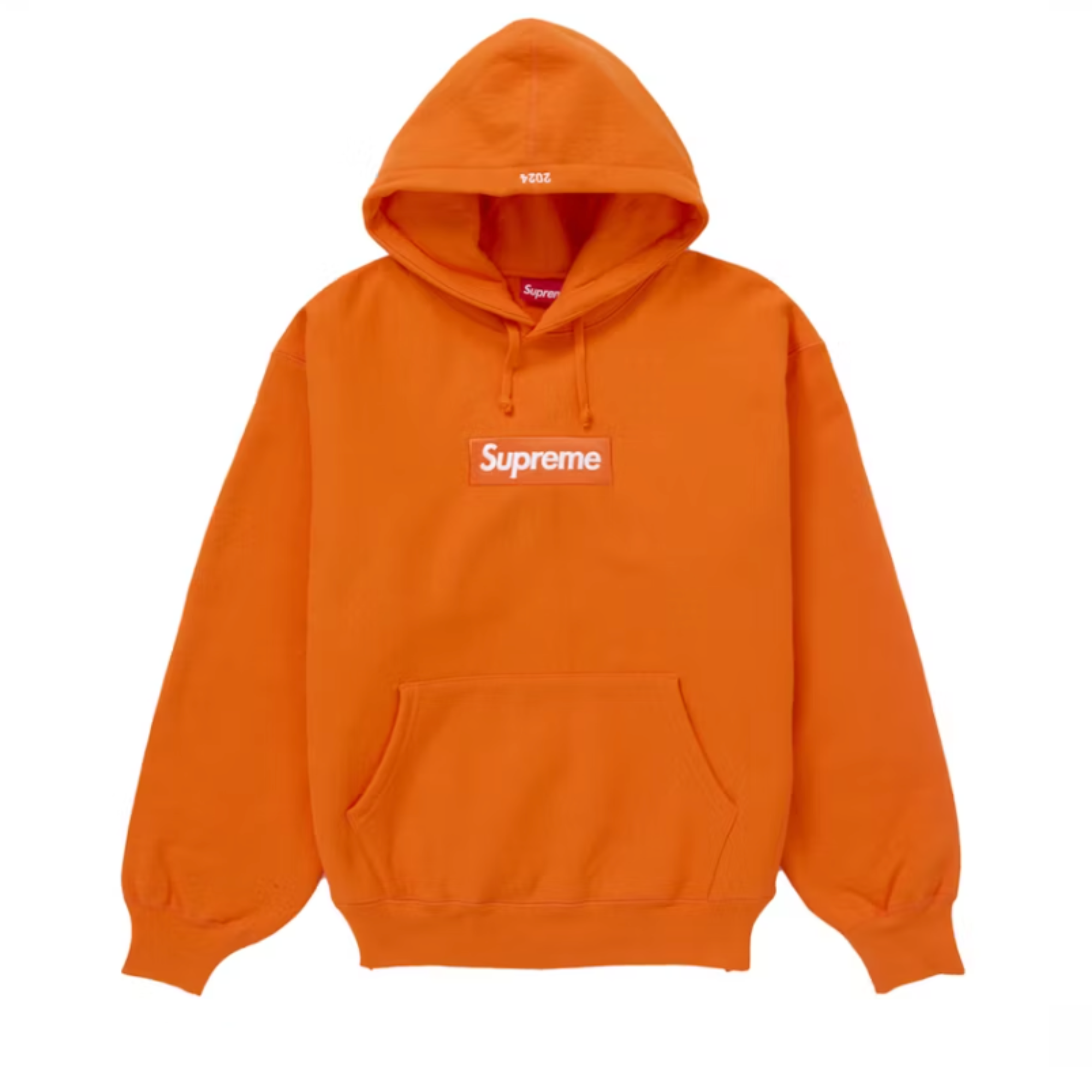 Supreme Box Logo Hoodie FW 2024 Orange