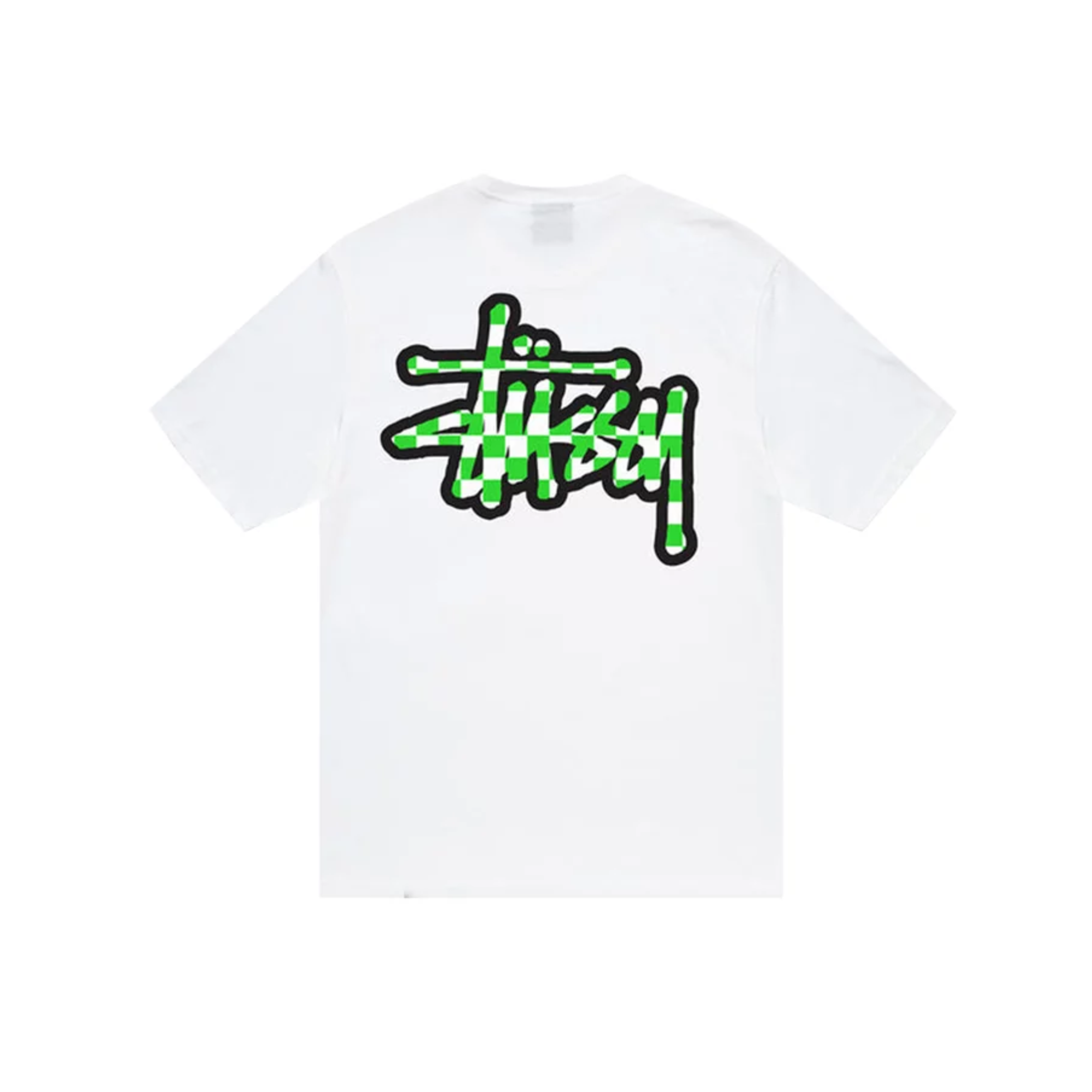 Stüssy Checker Stock T-shirt White Online