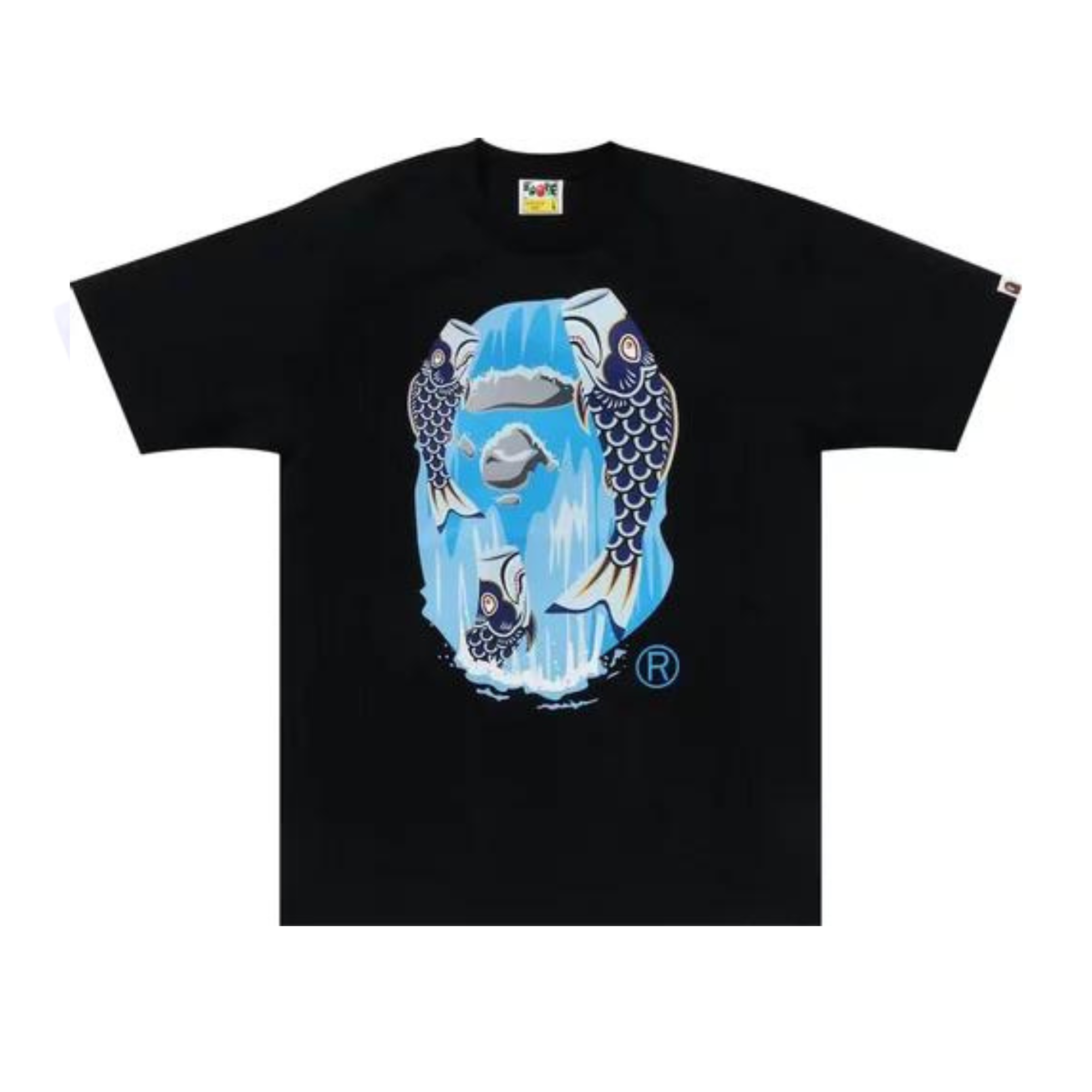 Bape Koinobori Waterfall T-shirt Black