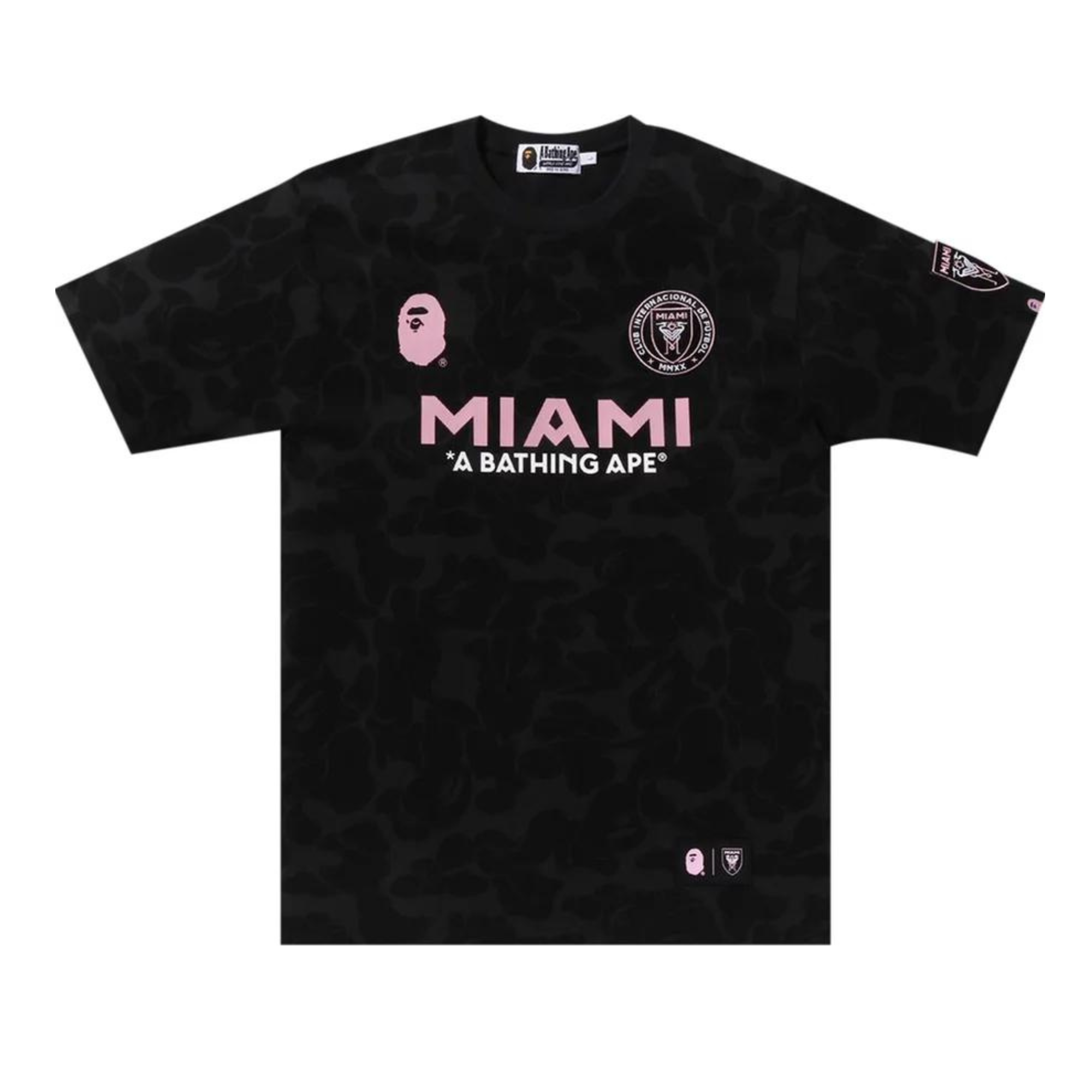 Bape x Inter Miami CF Camo T-shirt Black