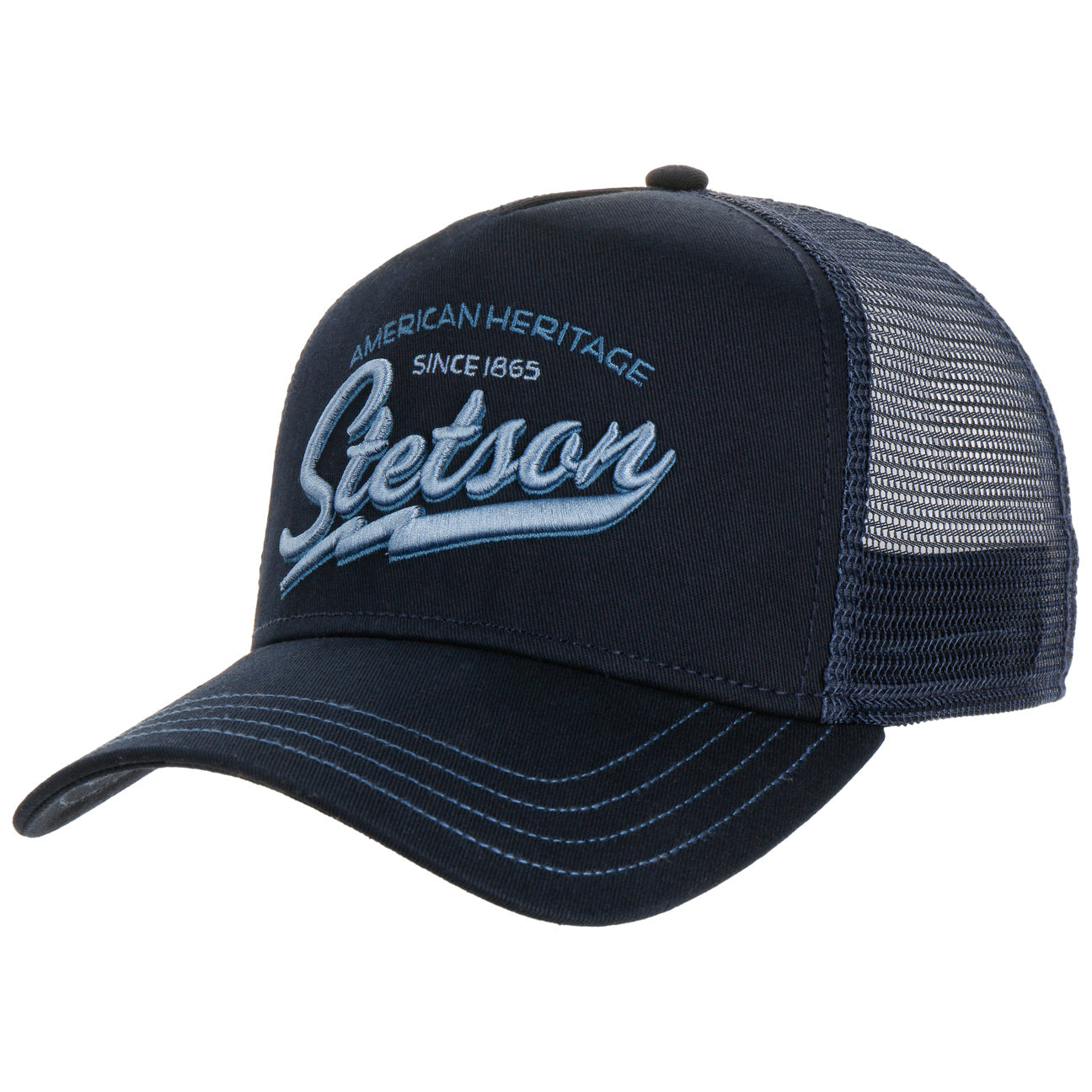 Stetson American Heritage Classic Trucker Cap - Navy Online nu