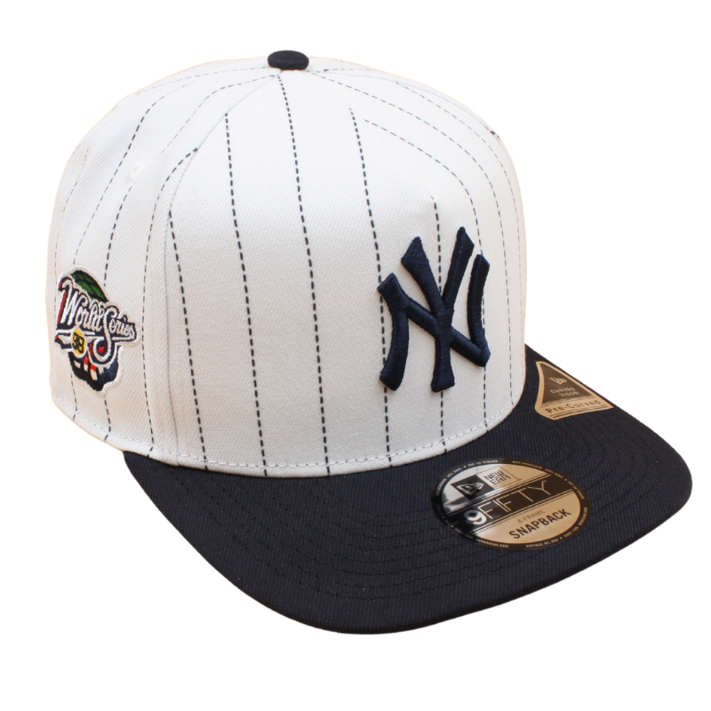 New Era - 9FIFTY A-Frame Cap - New York Yankees - White/Navy Pinstripe