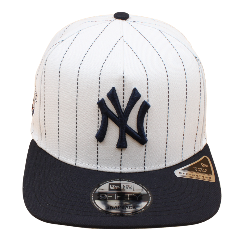 New Era - 9FIFTY A-Frame Cap - New York Yankees - White/Navy Pinstripe