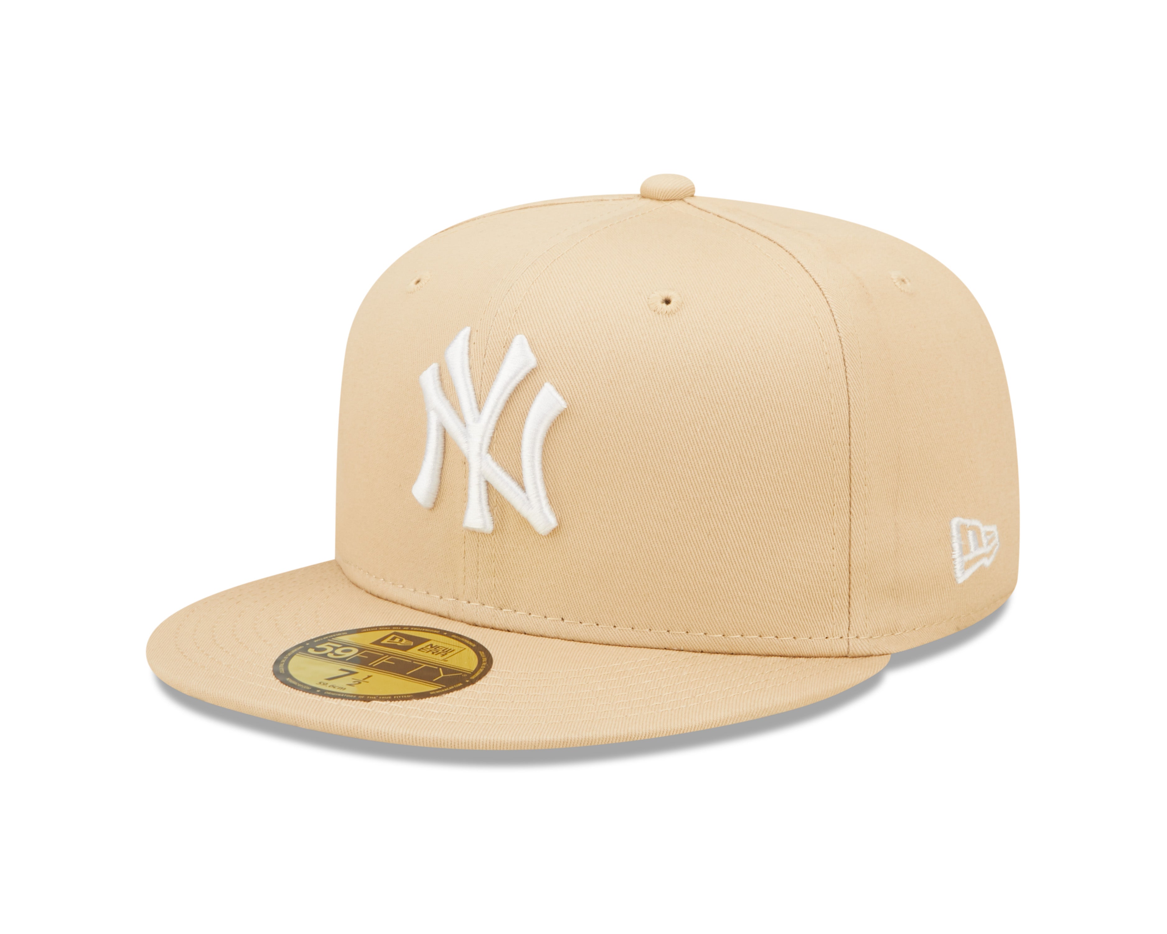 59Fifty Fitted Cap League Essential New York Yankees - Light Khaki Rabat