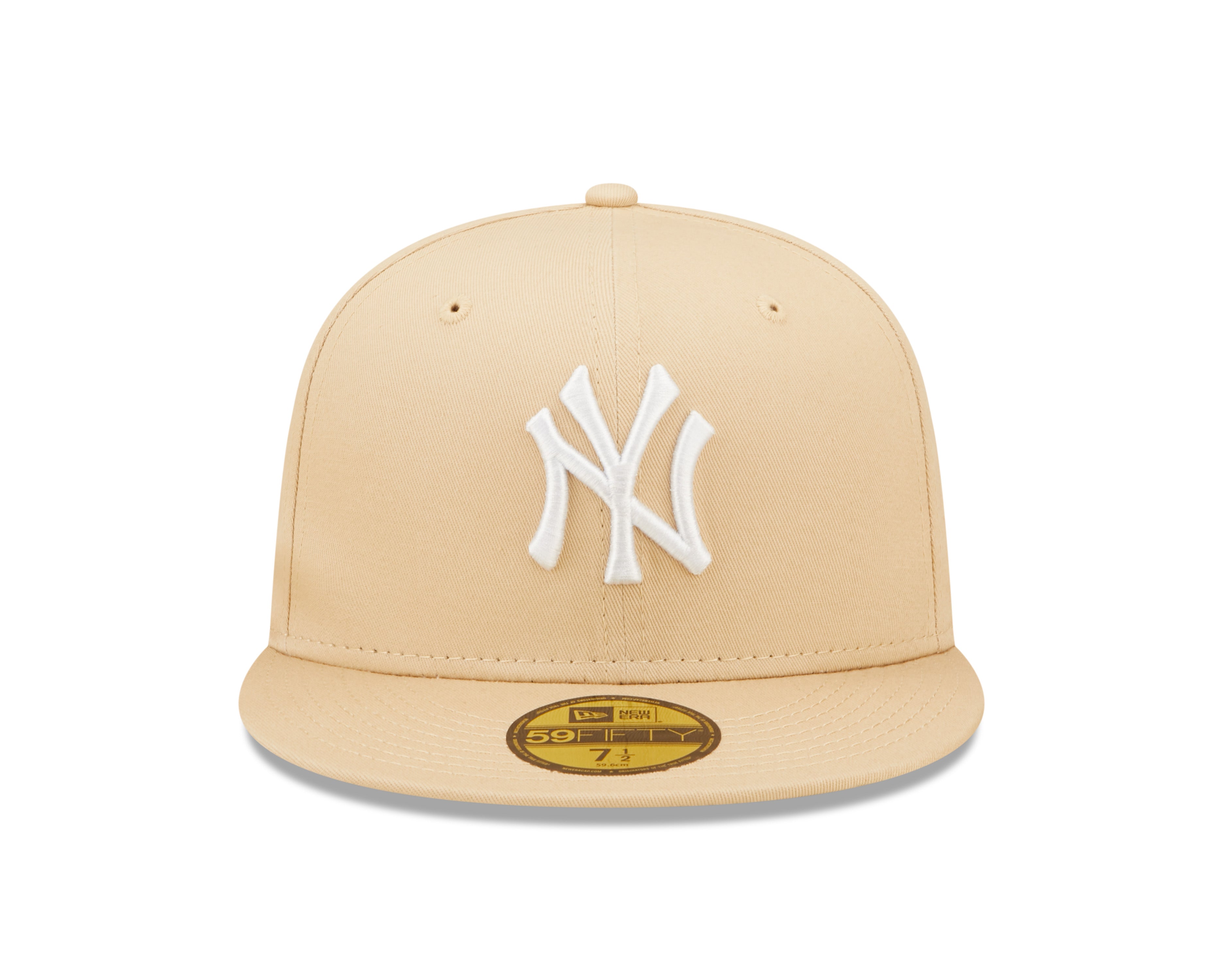 59Fifty Fitted Cap League Essential New York Yankees - Light Khaki Rabat