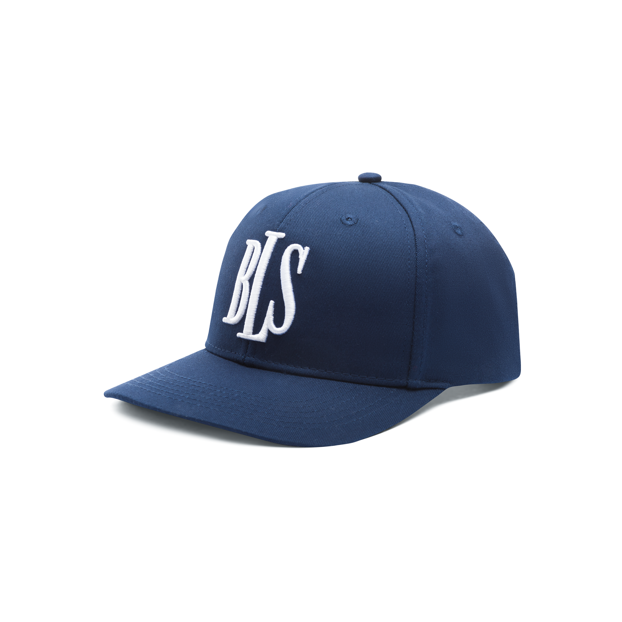 BLS - Classic Baseball Cap - Dark Navy/White