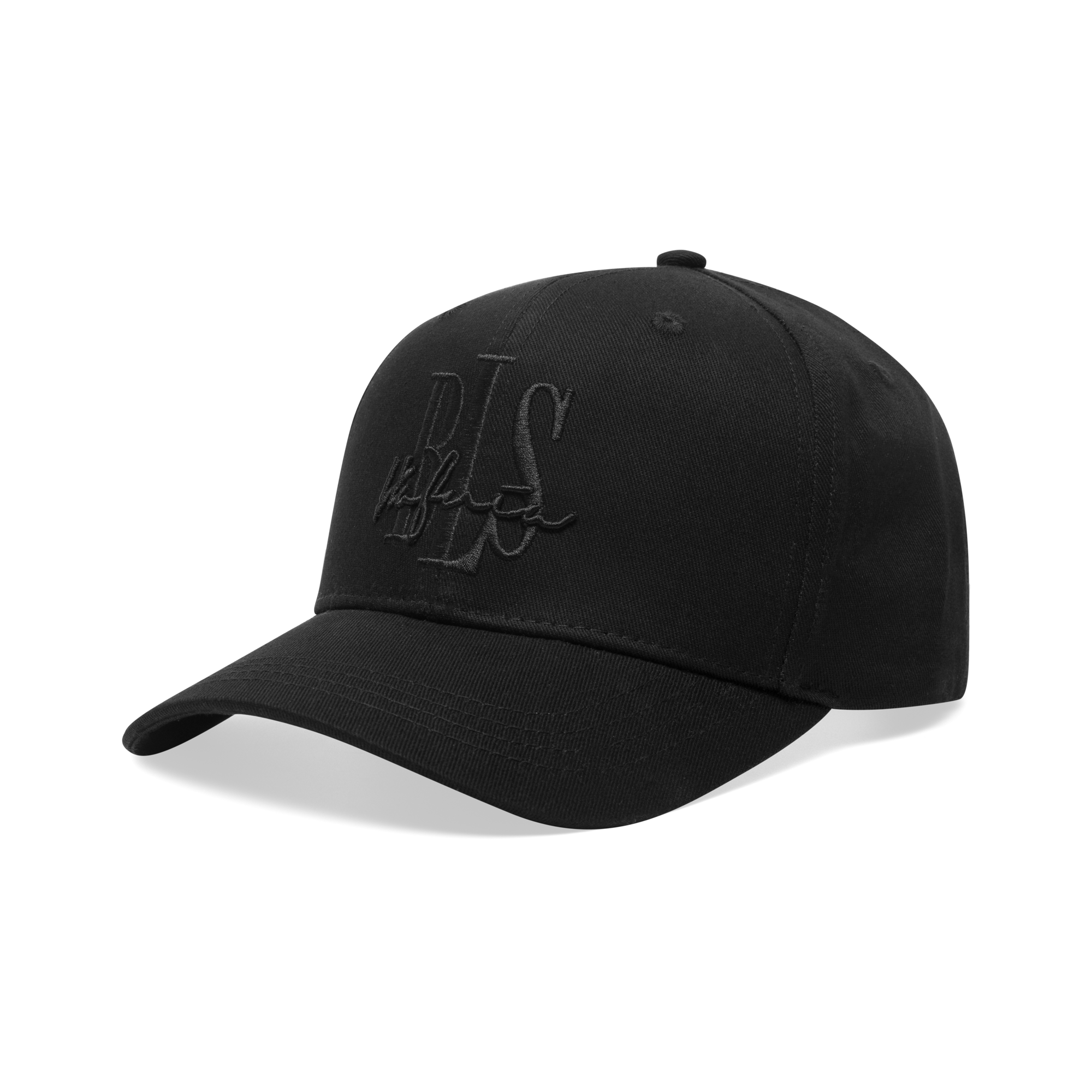 BLS - Signature Baseball Cap - Black On Black