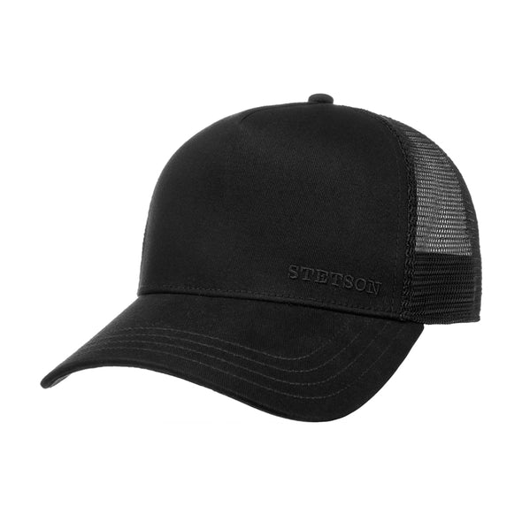 Stetson - Trucker Cap Cotton - Black