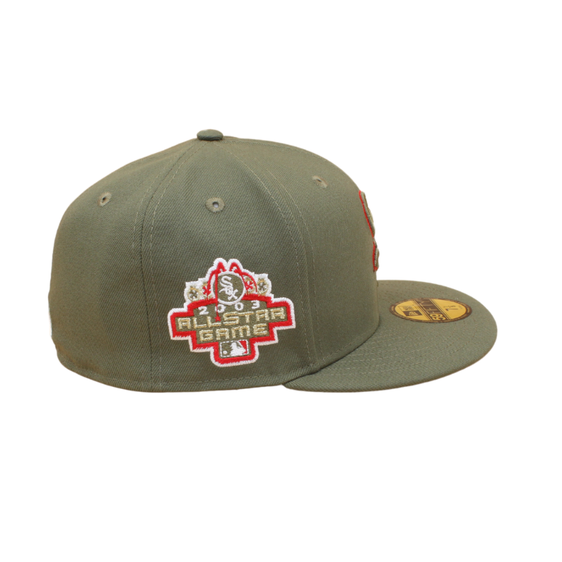 Chicago White Sox Cooperstown 59Fifty Fitted All Star Game 2003 - Olive/Red