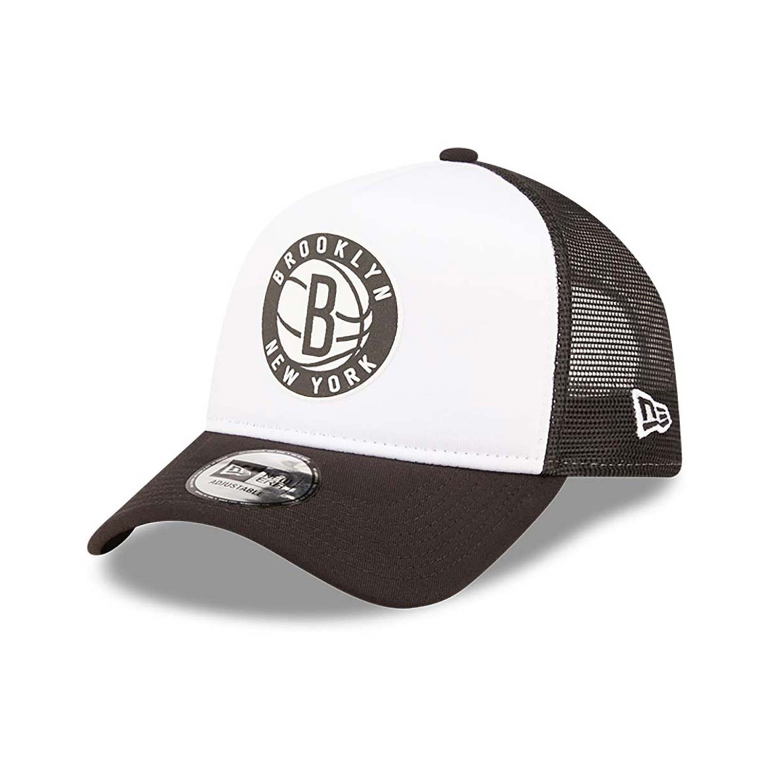 Color Block Trucker Cap Brooklyn Nets - Black