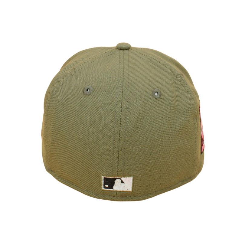 Colorado Rockies Cooperstown 59Fifty Fitted 25th Anniversary - Olive/Pink Online nu
