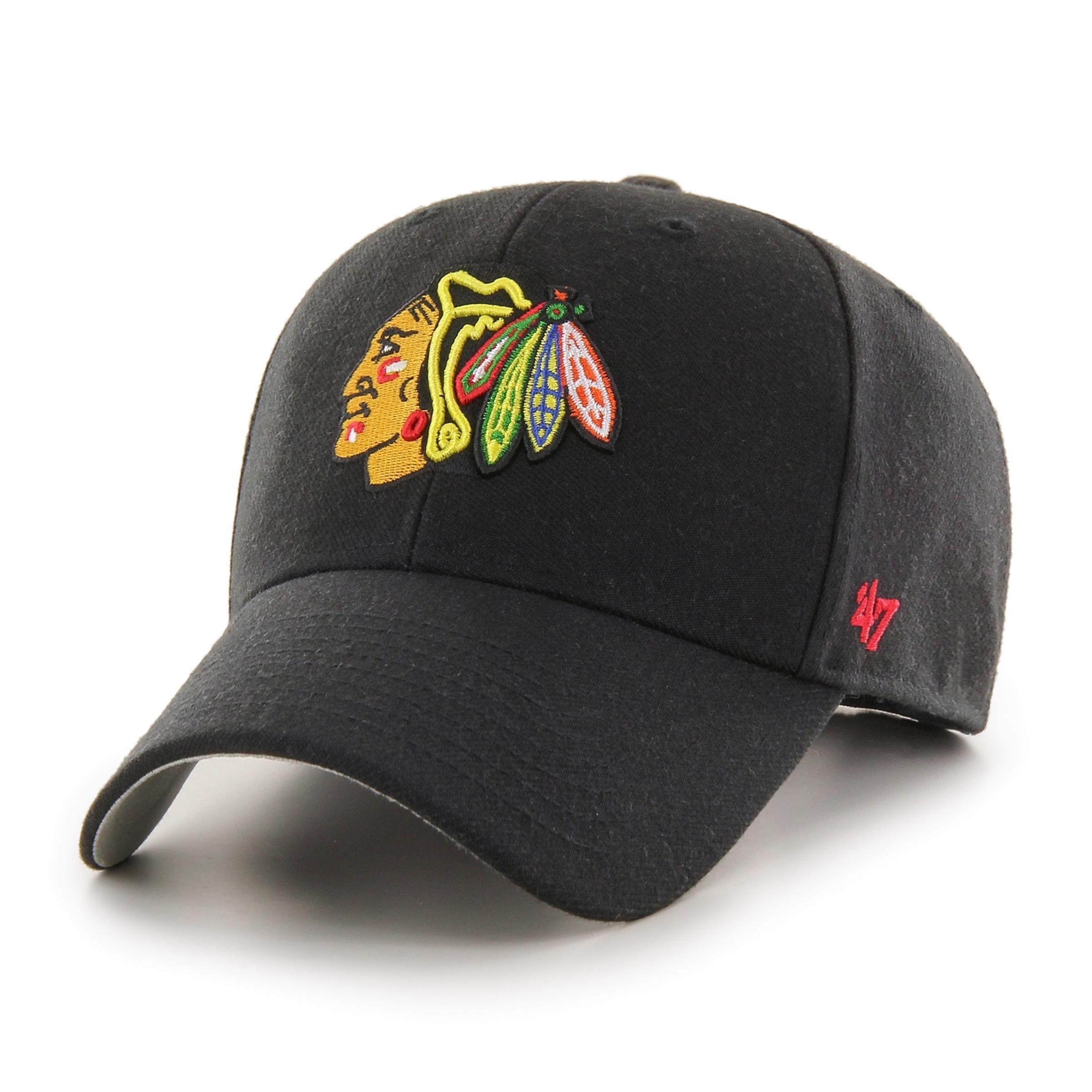 '47 - Chicago Blackhawks MVP Adjustable Cap - Blackk