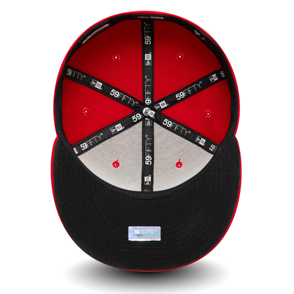 59Fifty Fitted Cap Anaheim Angels Authentic On Field - Red