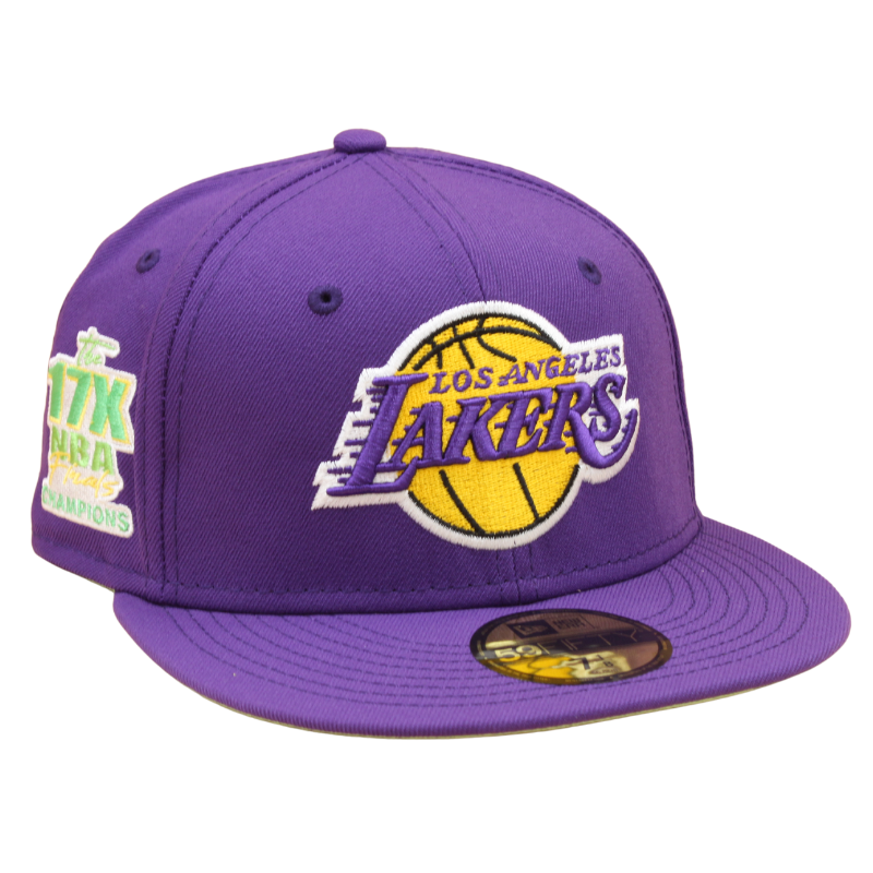 59Fifty Fitted Cap Los Angeles Lakers CITRUS POP - True Purple