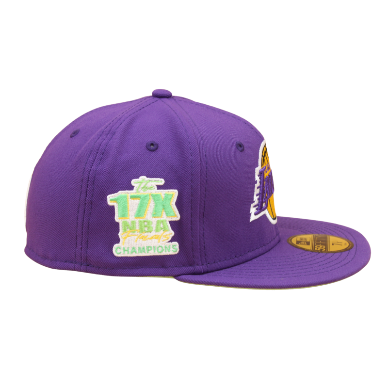 59Fifty Fitted Cap Los Angeles Lakers CITRUS POP - True Purple