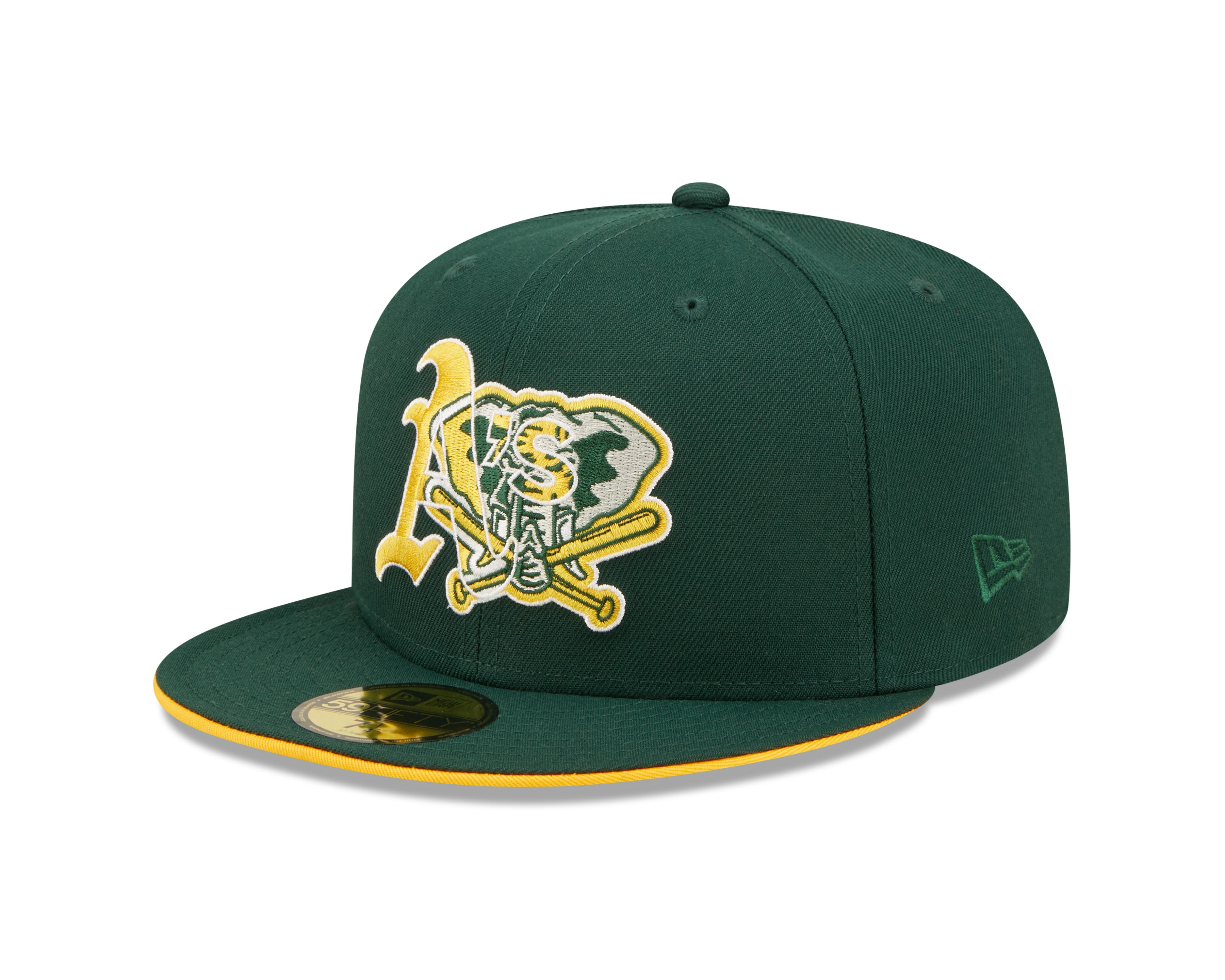 Team Color Split 59fifty Fitted Cap Oakland Athletics - Green på udsalg