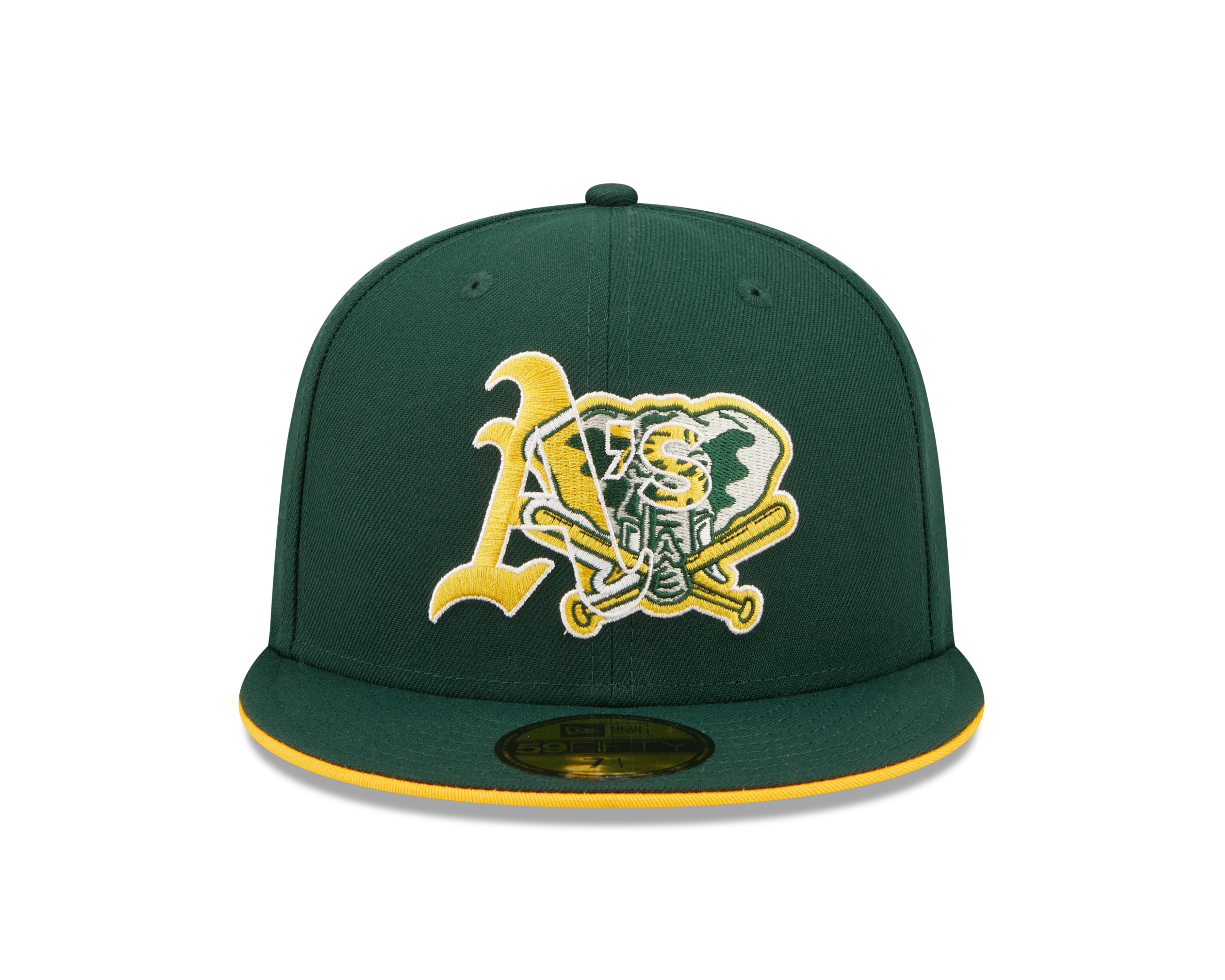 Team Color Split 59fifty Fitted Cap Oakland Athletics - Green på udsalg