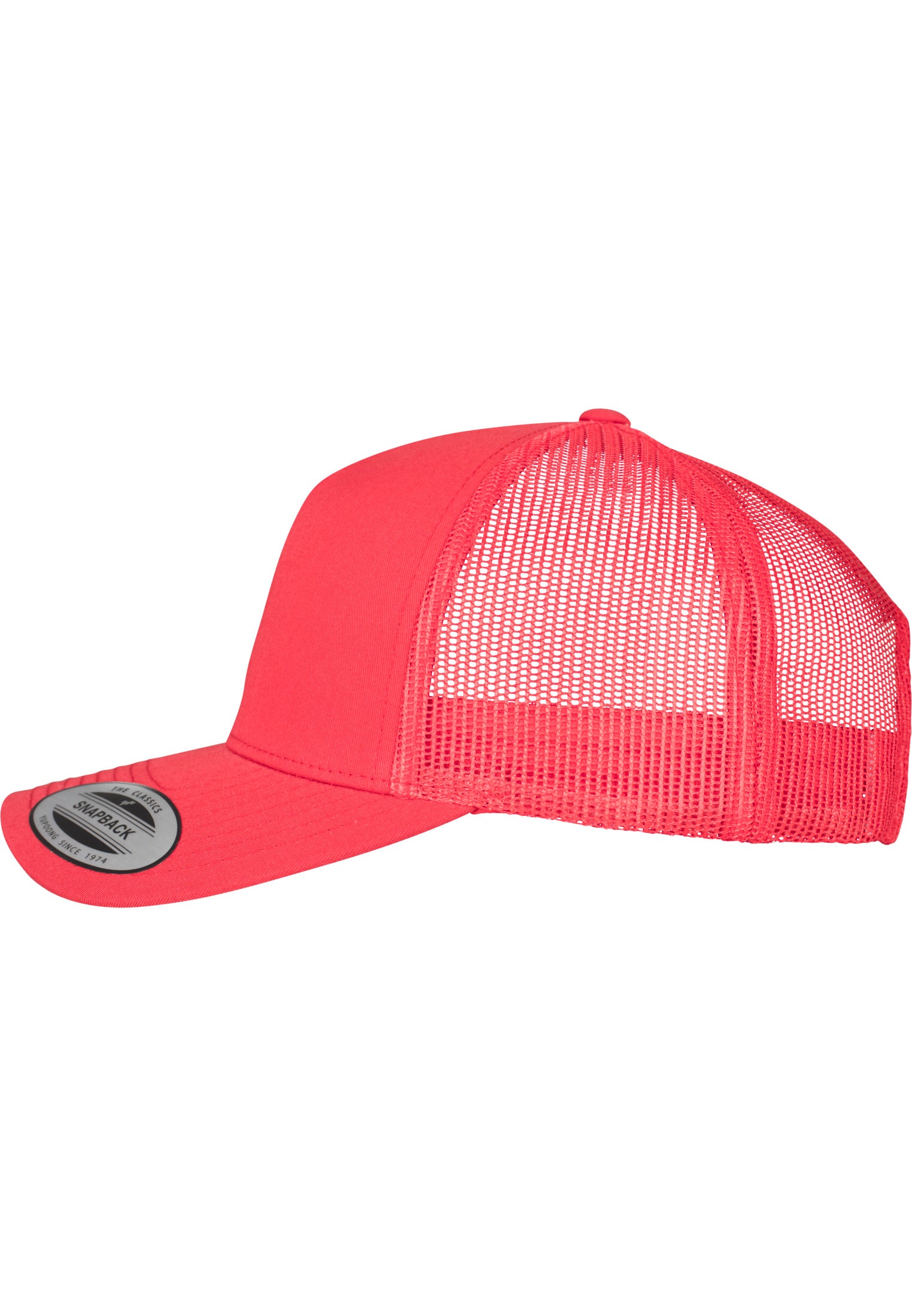 5-Panel Retro Trucker Cap - Red