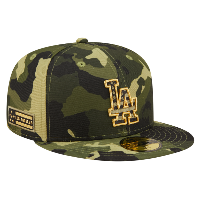 59fifty Fitted Cap Los Angeles Dodgers Armed Forces (2022) - Camo