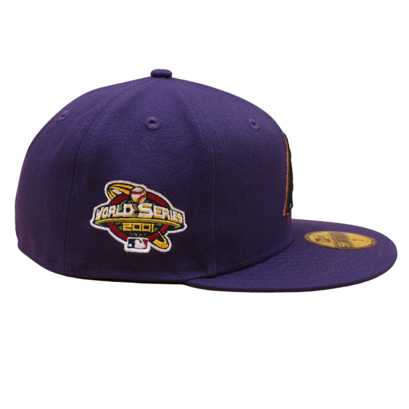 Arizona Diamondbacks Cooperstown 59Fifty Fitted World Series 2001 - Purple Levere