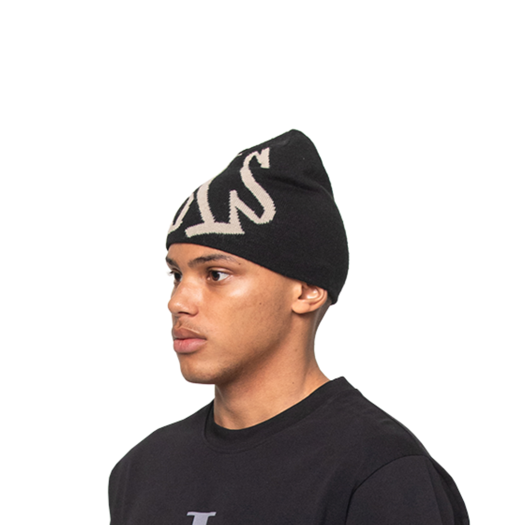 BLS - Handwritten Beanie - Black/Off White