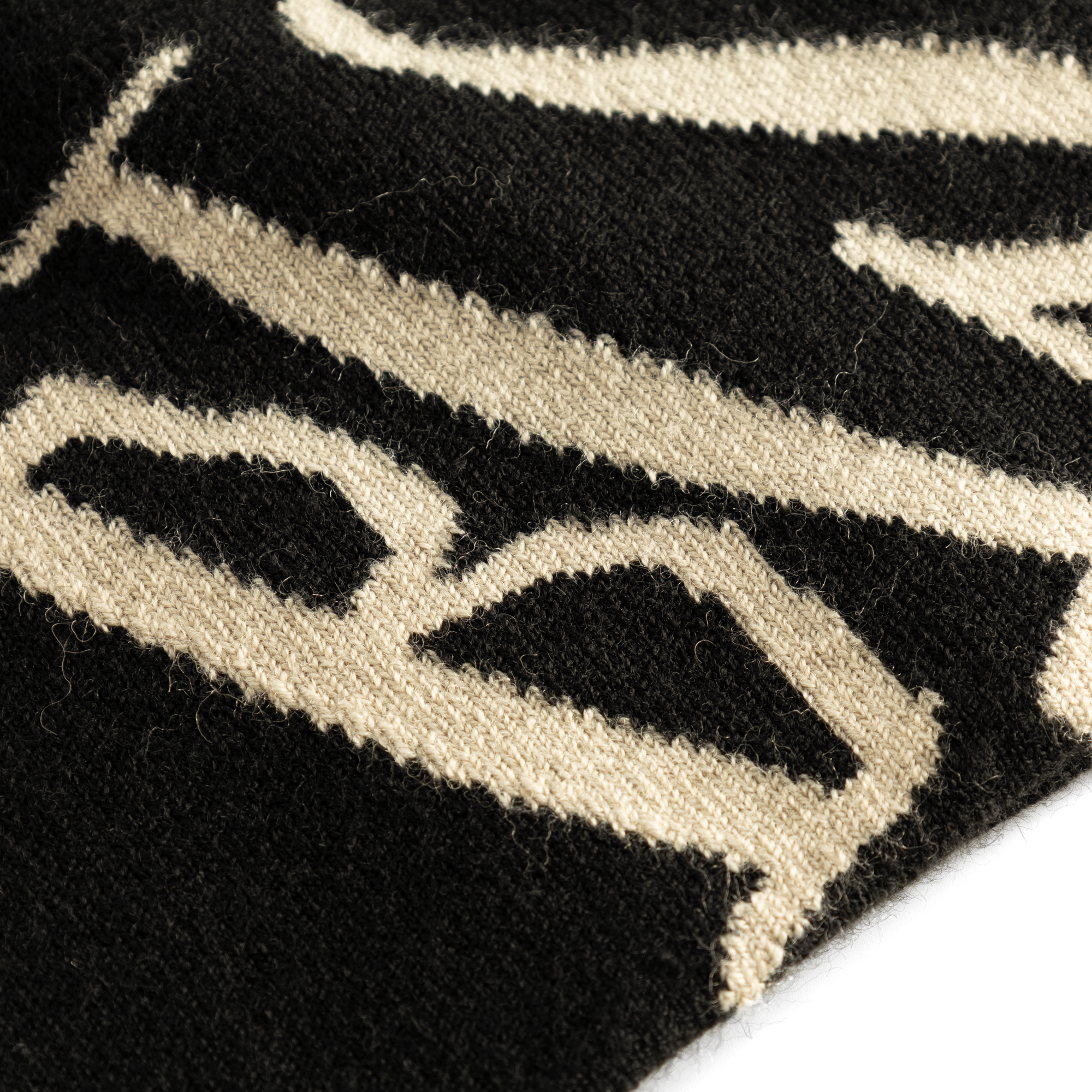 BLS - Handwritten Beanie - Black/Off White
