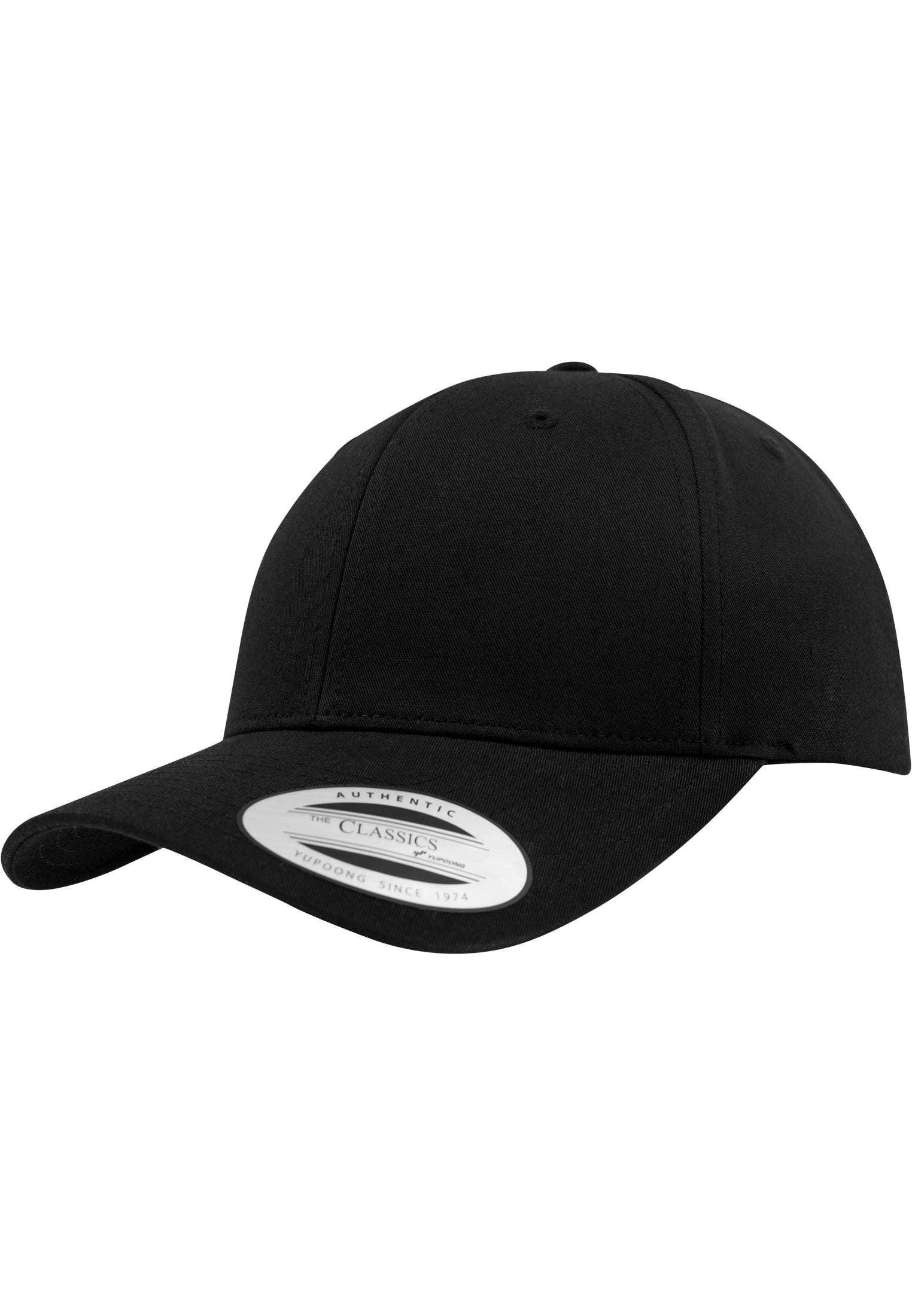 Curved Classic Snapback - Black