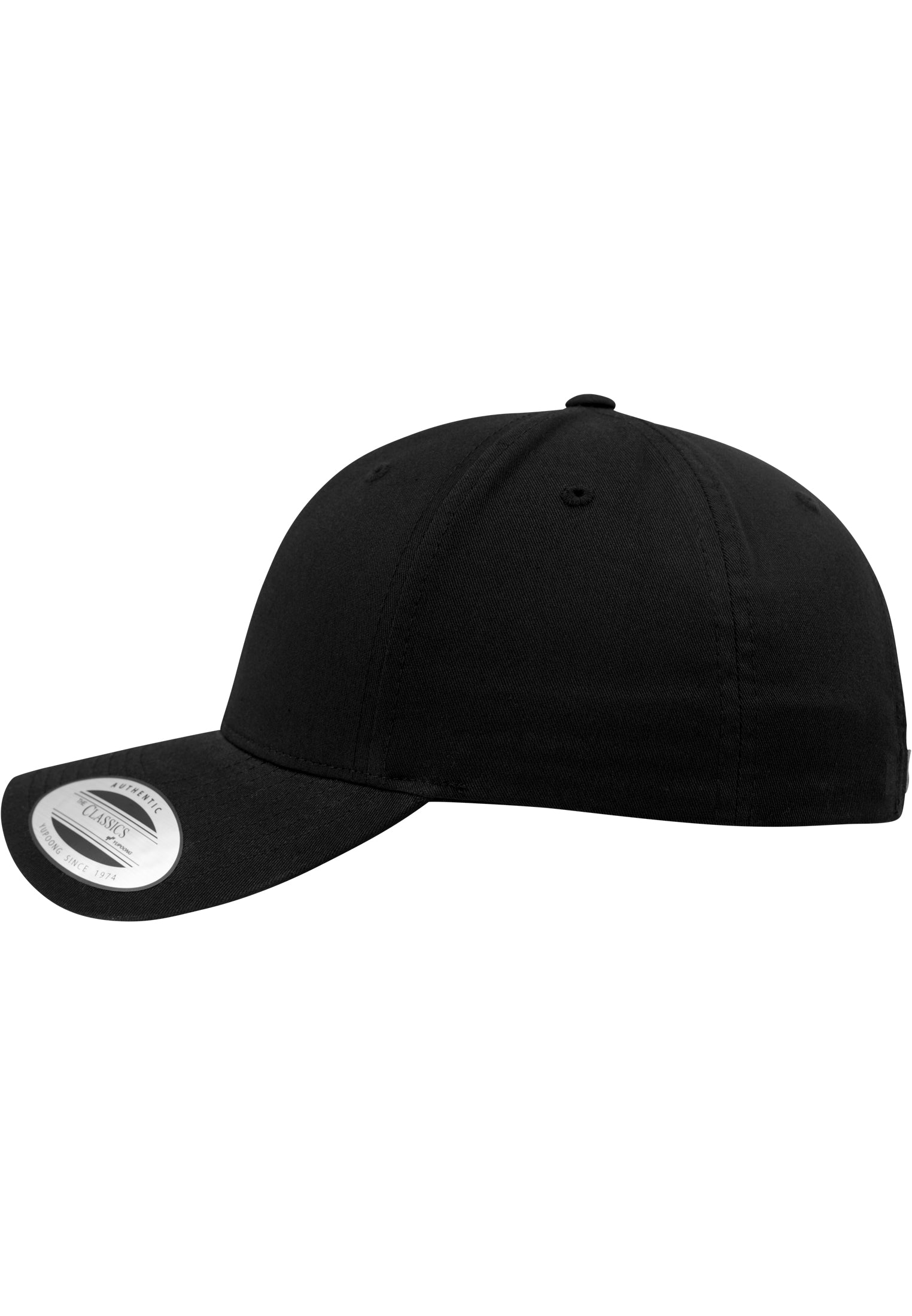 Curved Classic Snapback - Black