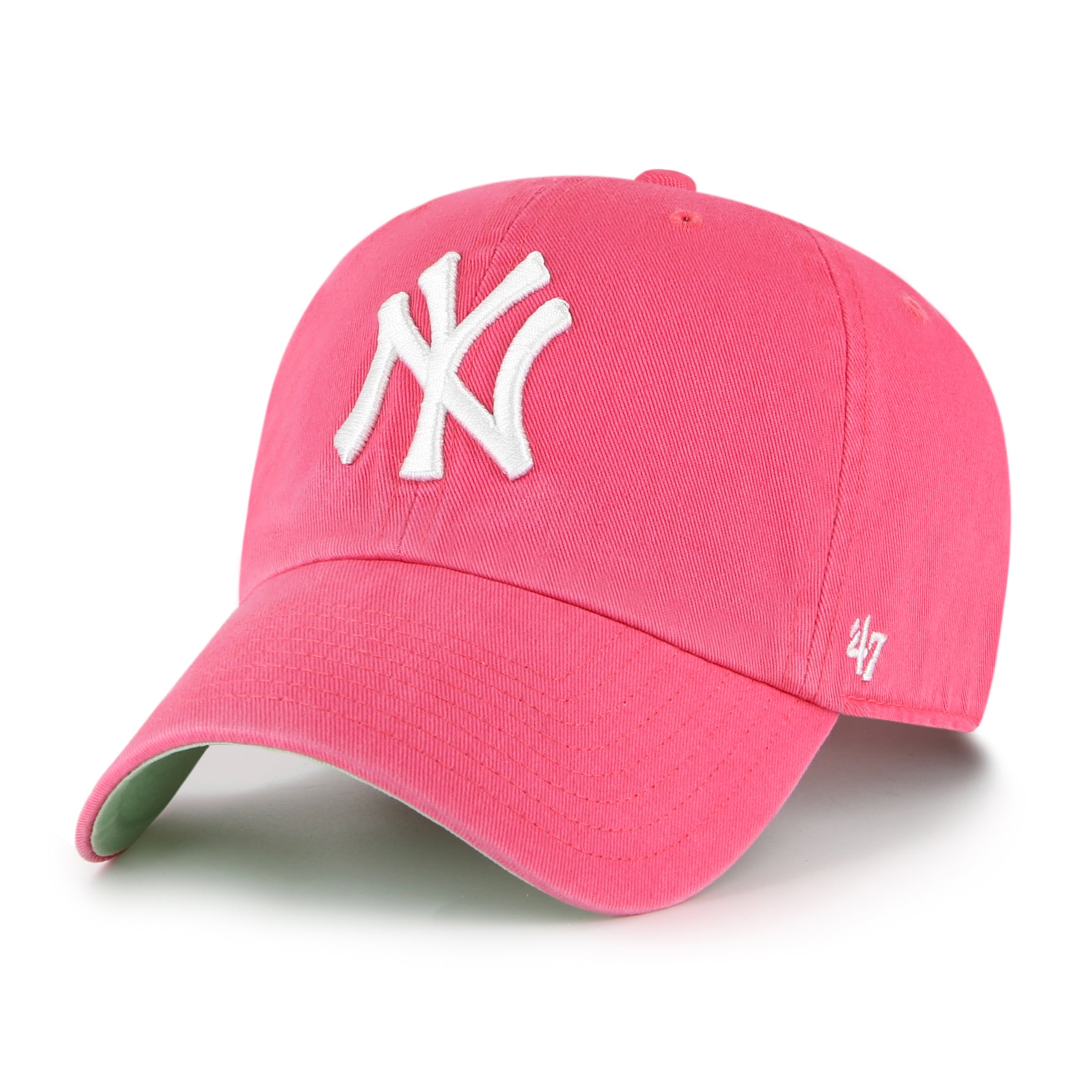 '47 - New York Yankees MLB Clean Up Adjustable Cap - Berry Hot på udsalg