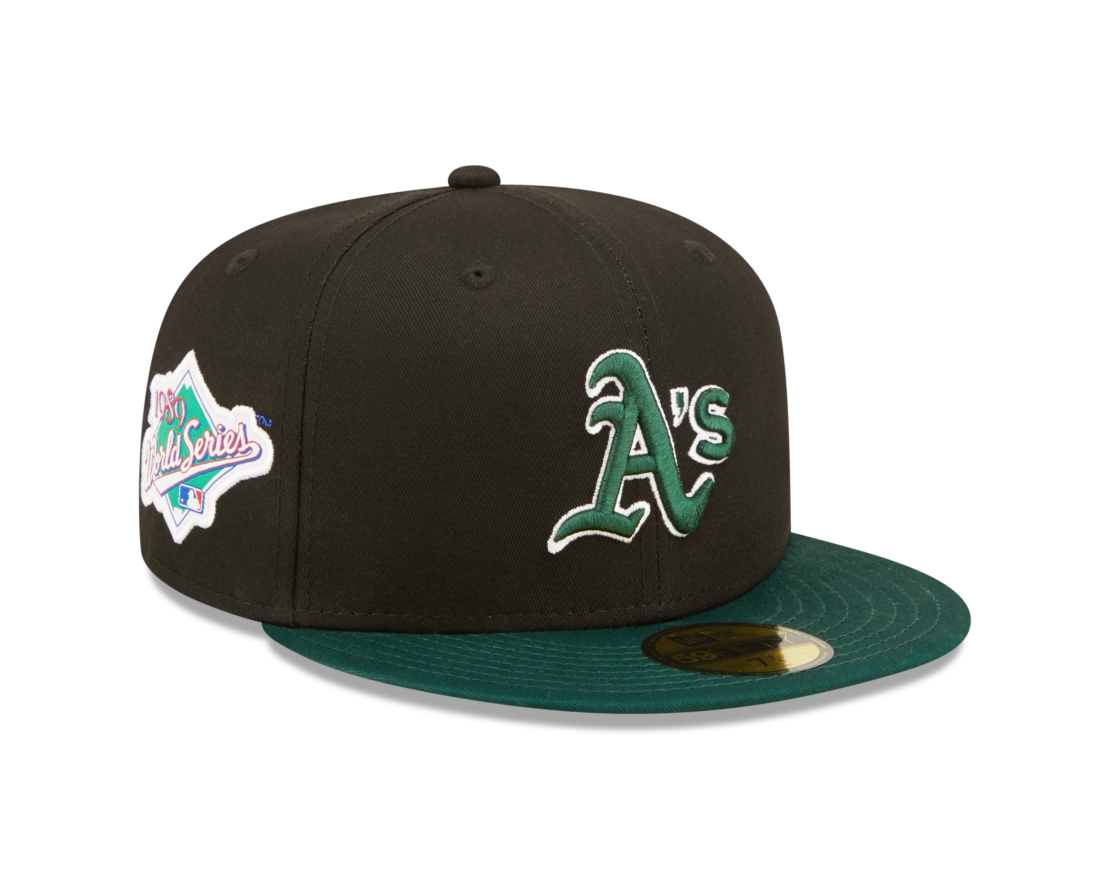59Fifty Fitted Cap Oakland Athletics World Series 1989 - Black/Green