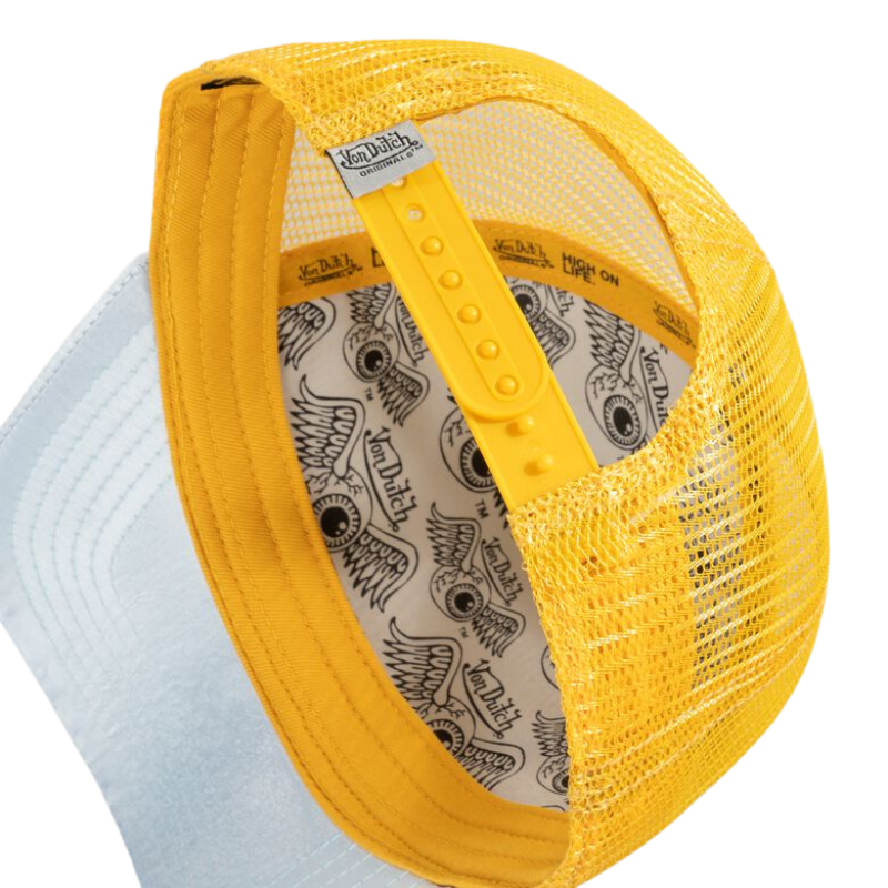 Von Dutch Cary Trucker Cap - Lt. Blue/Gold