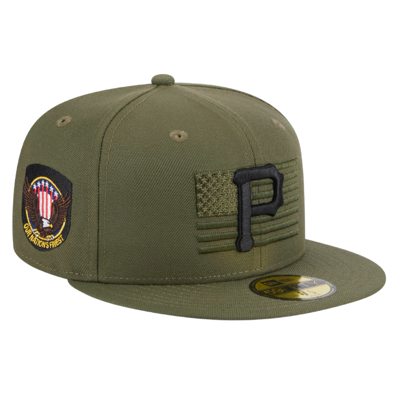 59fifty Fitted Cap Pittsburgh Pirates Armed Forces (2023) - Olive